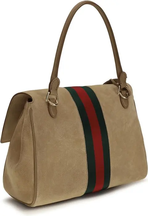 Gucci Beige Calf Leather Bos Taurus sumkasi