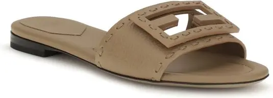 Sandals Fendi Bos Taurus Flat Sandals