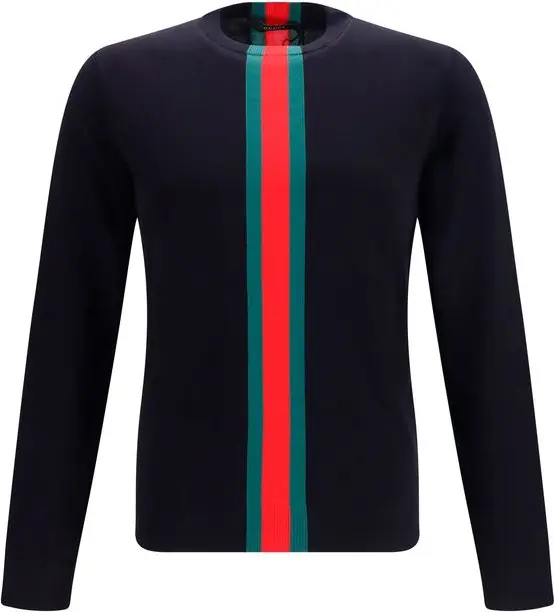 Свитшот Gucci синий хлопковый