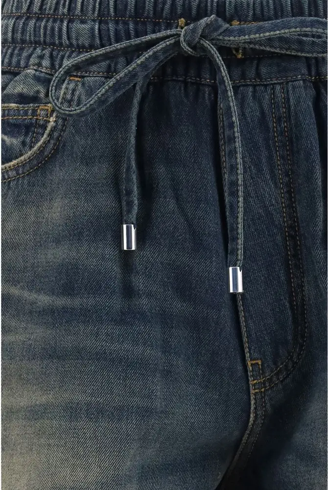Shorts Amiri Blue Cotton Bermuda Shorts