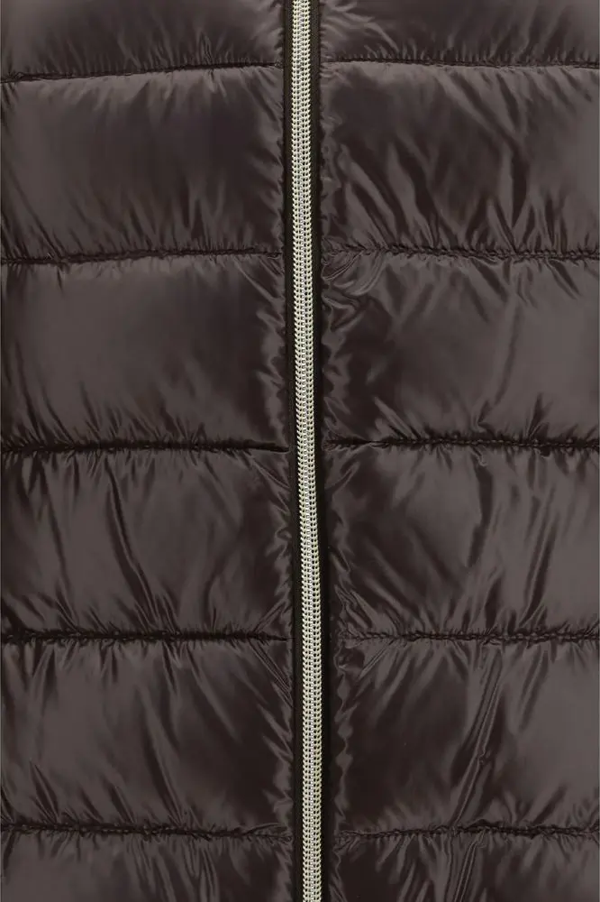 Jacket Brown Polyamide Full-Length Herno
