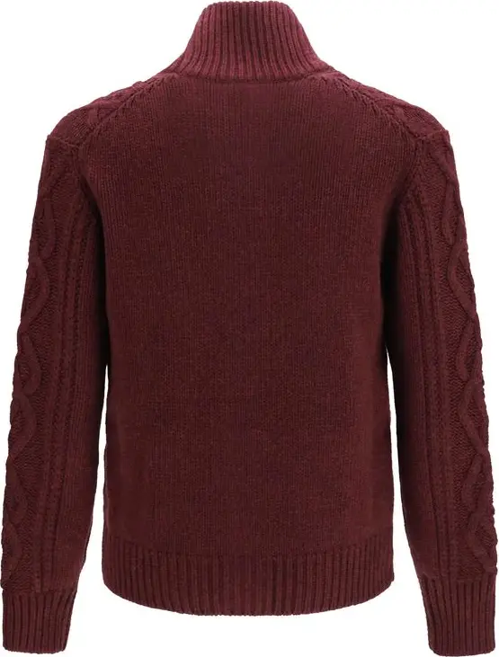 Brunello Cucinelli Bordeaux Cashmere Kardigan
