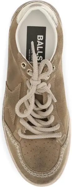 Спортивные кроссовки Golden Goose бежевые из телячьей кожи Bos Taurus