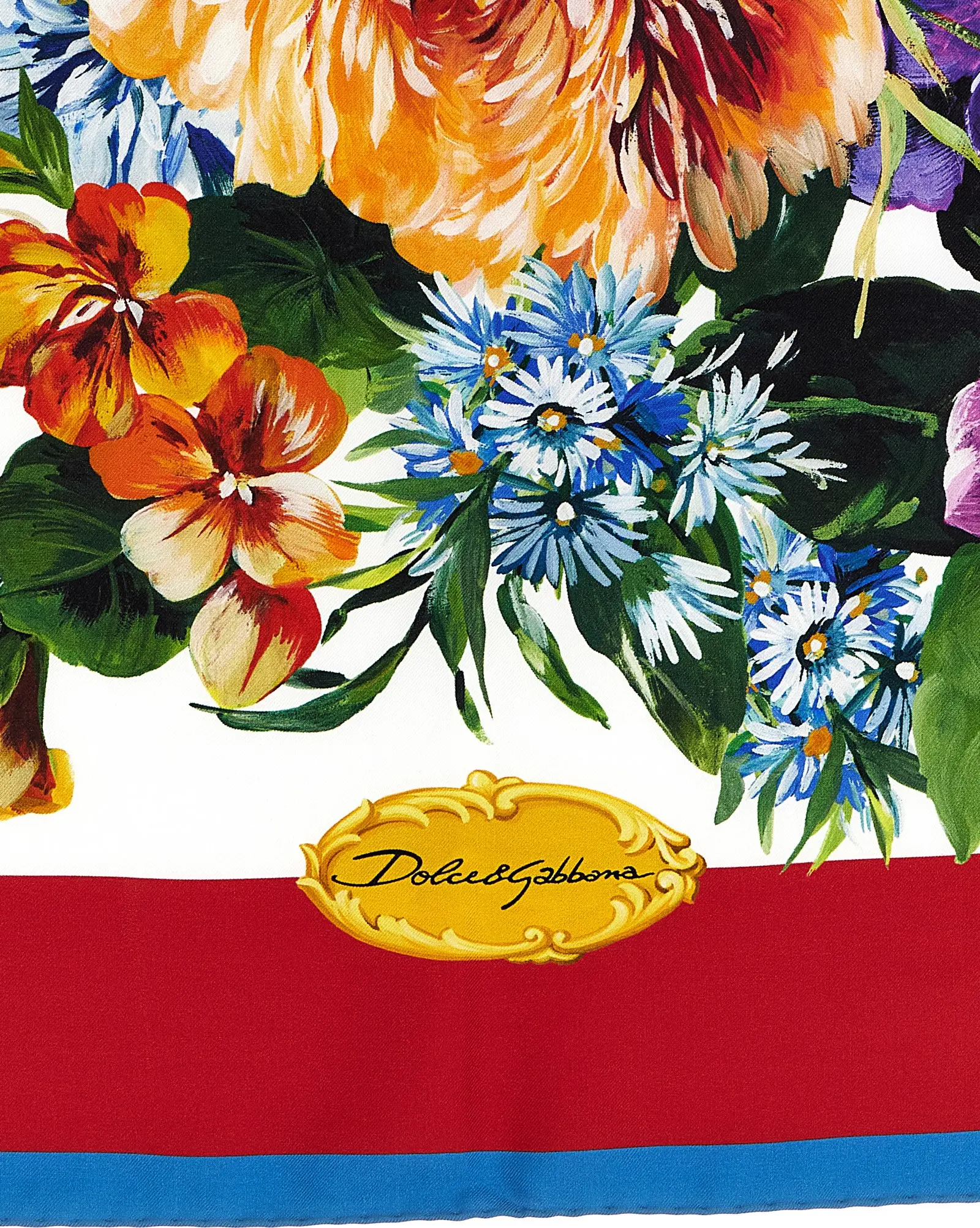 Multicolor Silk Foulard Dolce & Gabbana