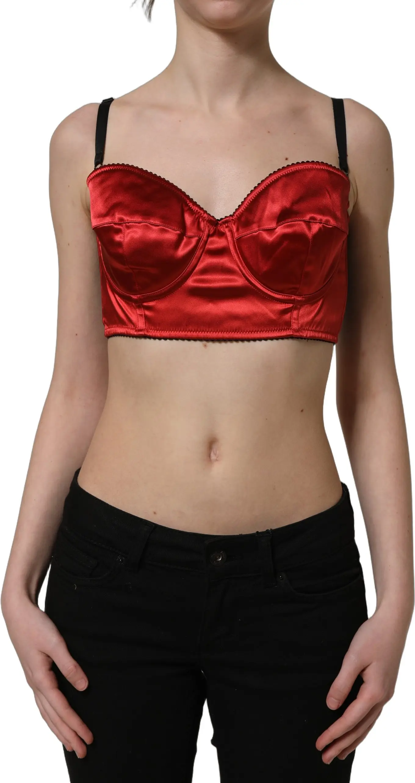 Cropped Bustier Tank Top Dolce & Gabbana