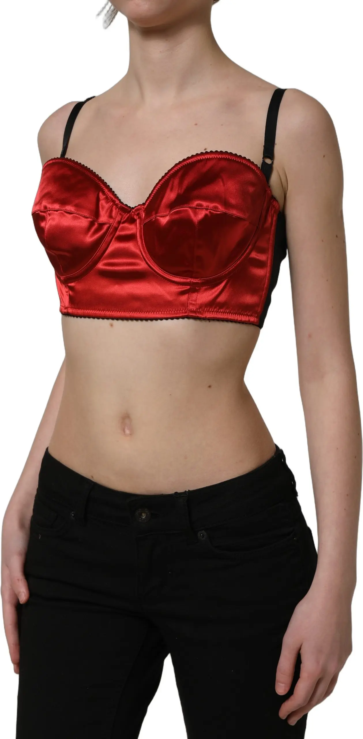Cropped Bustier Tank Top Dolce & Gabbana
