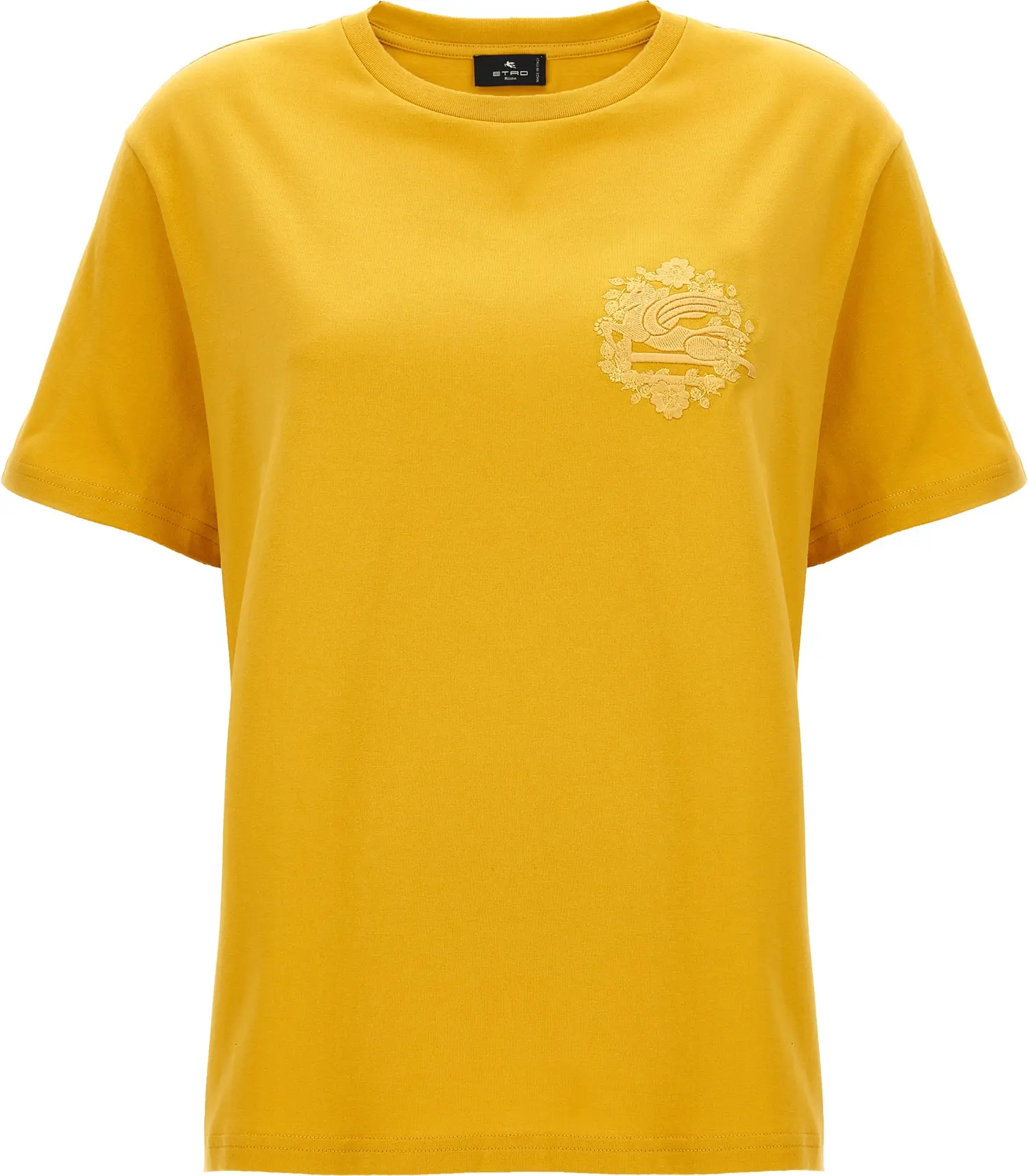 Cotton Crewneck T-Shirt Etro