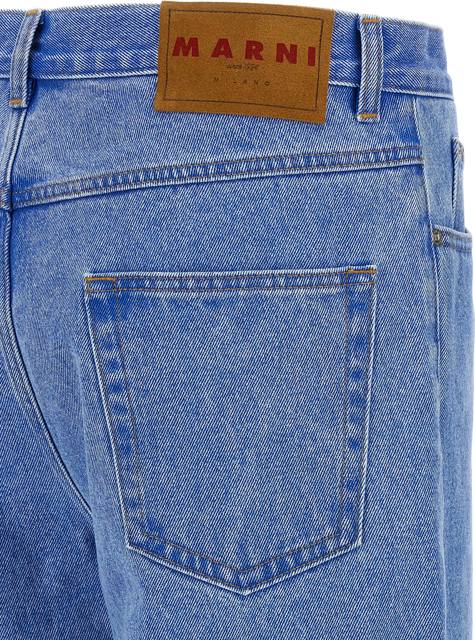 Blue Cotton Jeans Denim Marni
