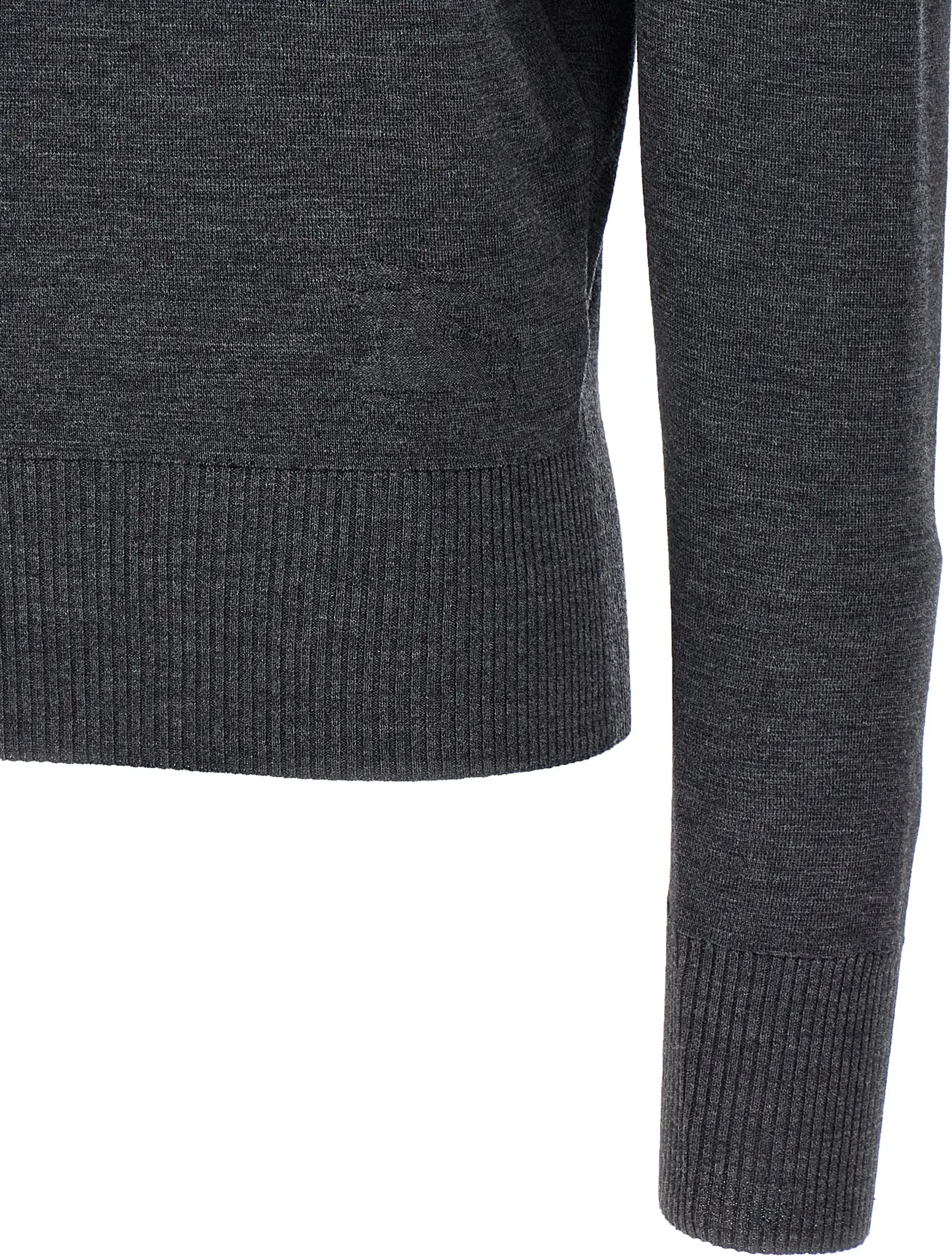 Gray Wool Cardigan Burberry