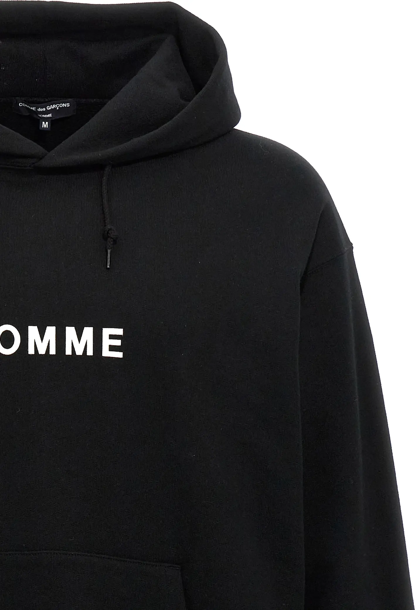 Свитшот Comme Des Garcons Черный хлопковый свитшот