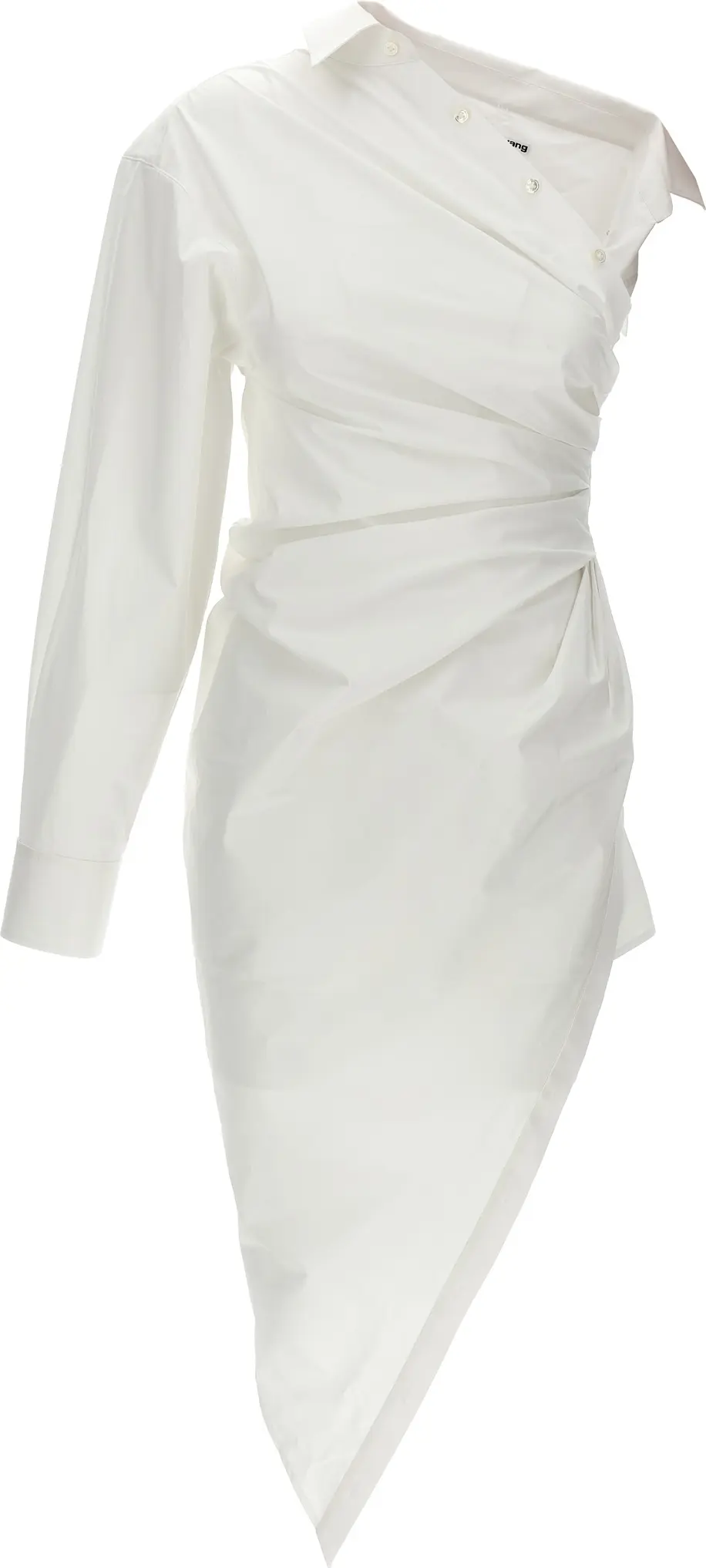 White Cotton Short Dress Alexander Wang