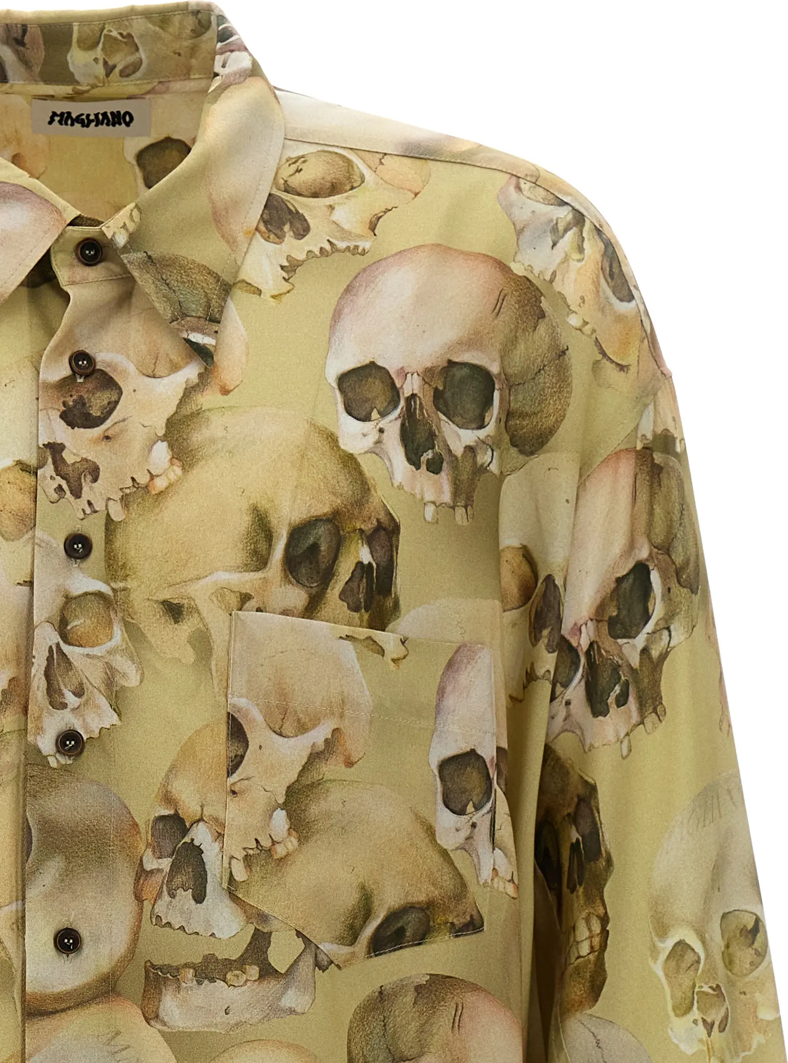 Bicolor Viscose Blouse Magliano