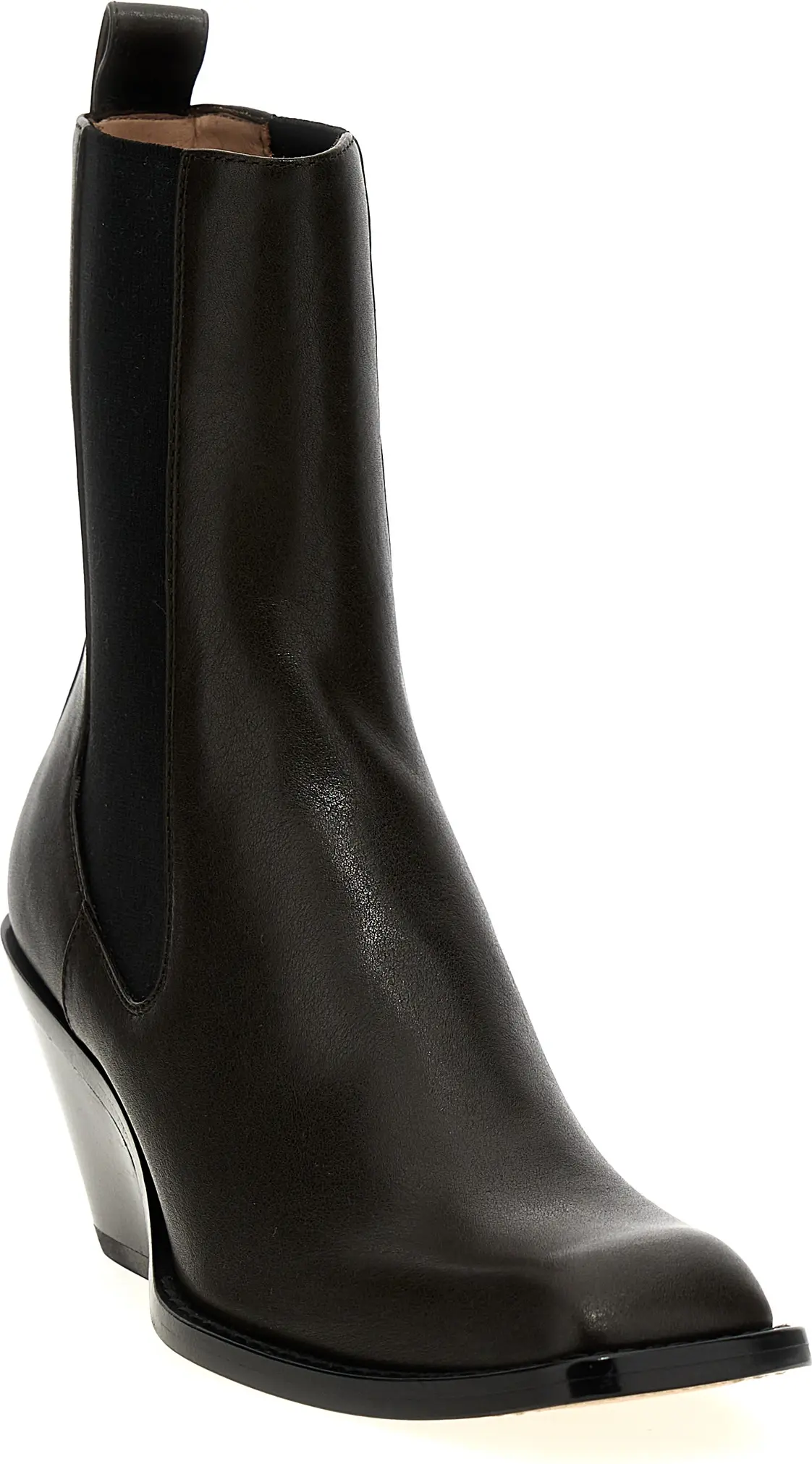 Brown Calfskin Chelsea Boots Khaite