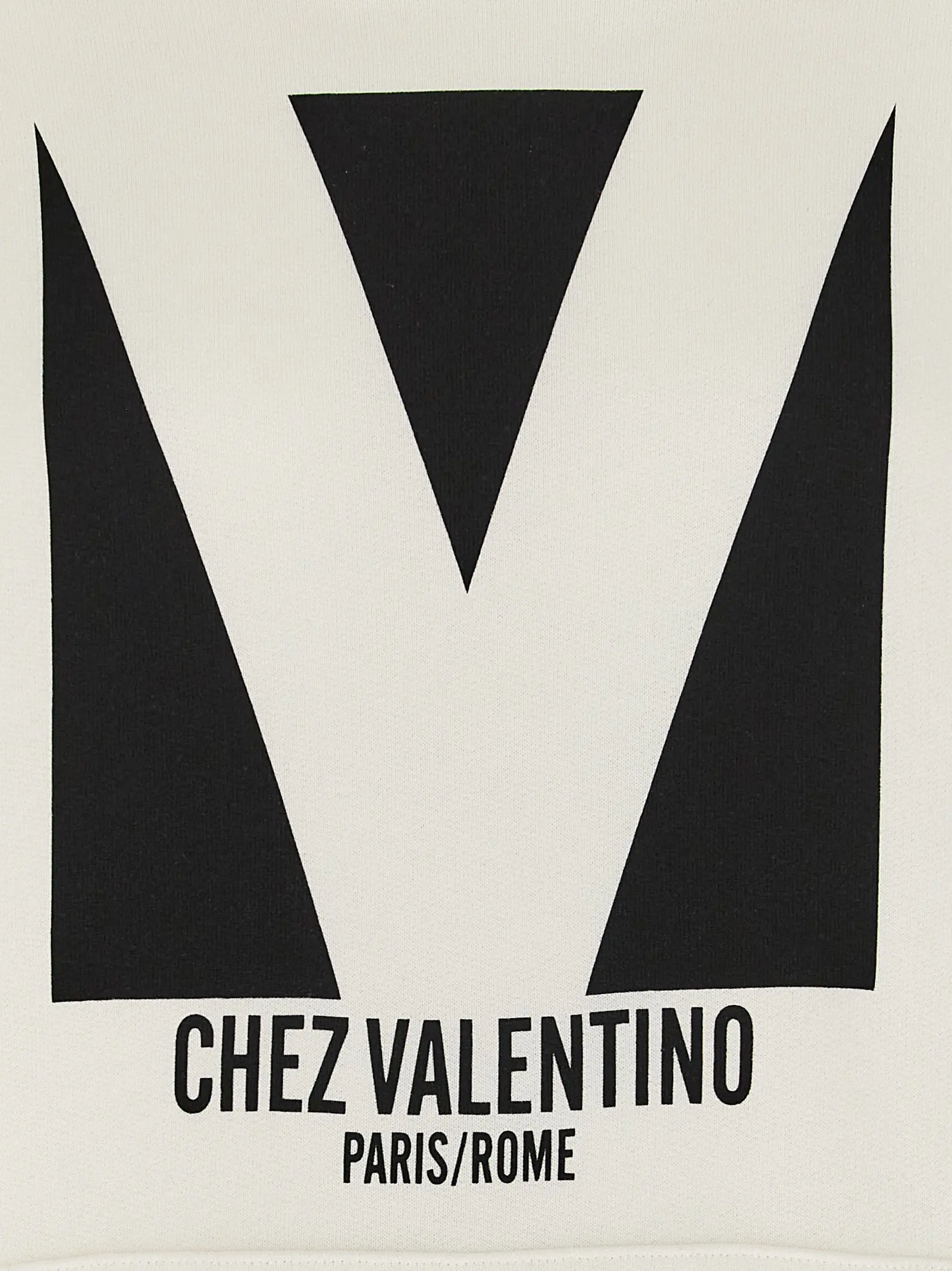 Hoodie Valentino Garavani White Cotton
