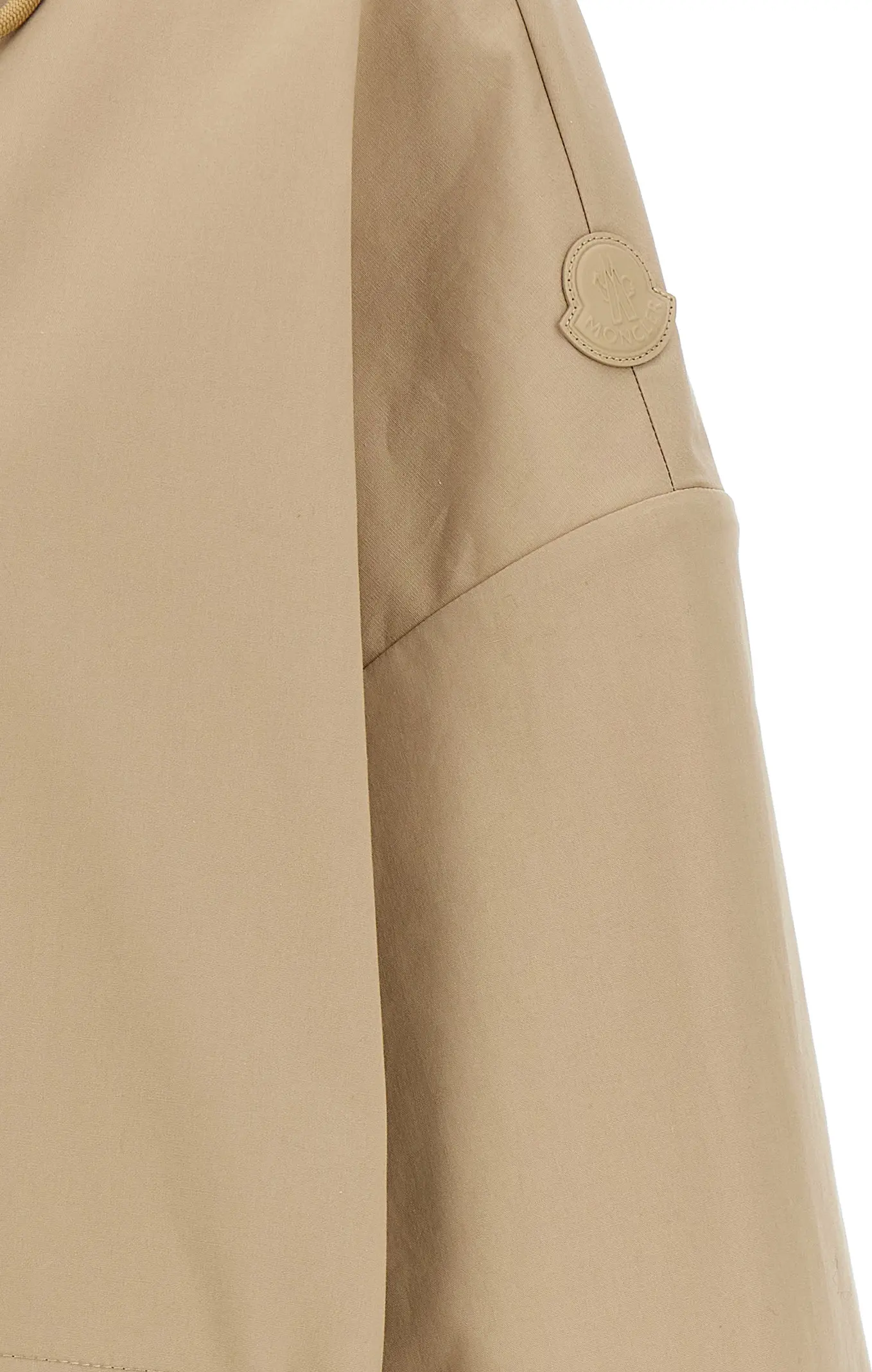 Parka Moncler Beige Cotton