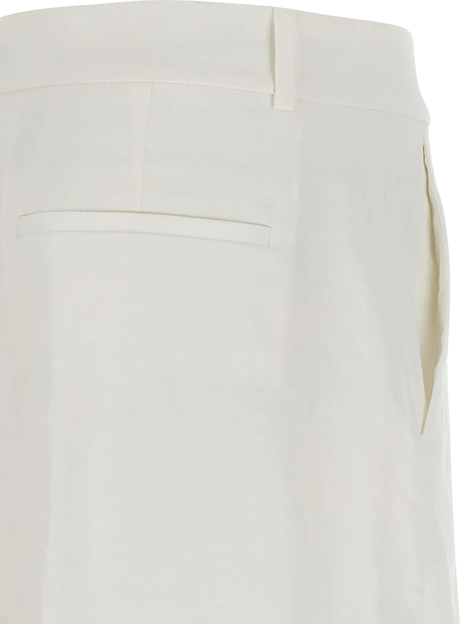Pants Theory White Linen Casual Pants