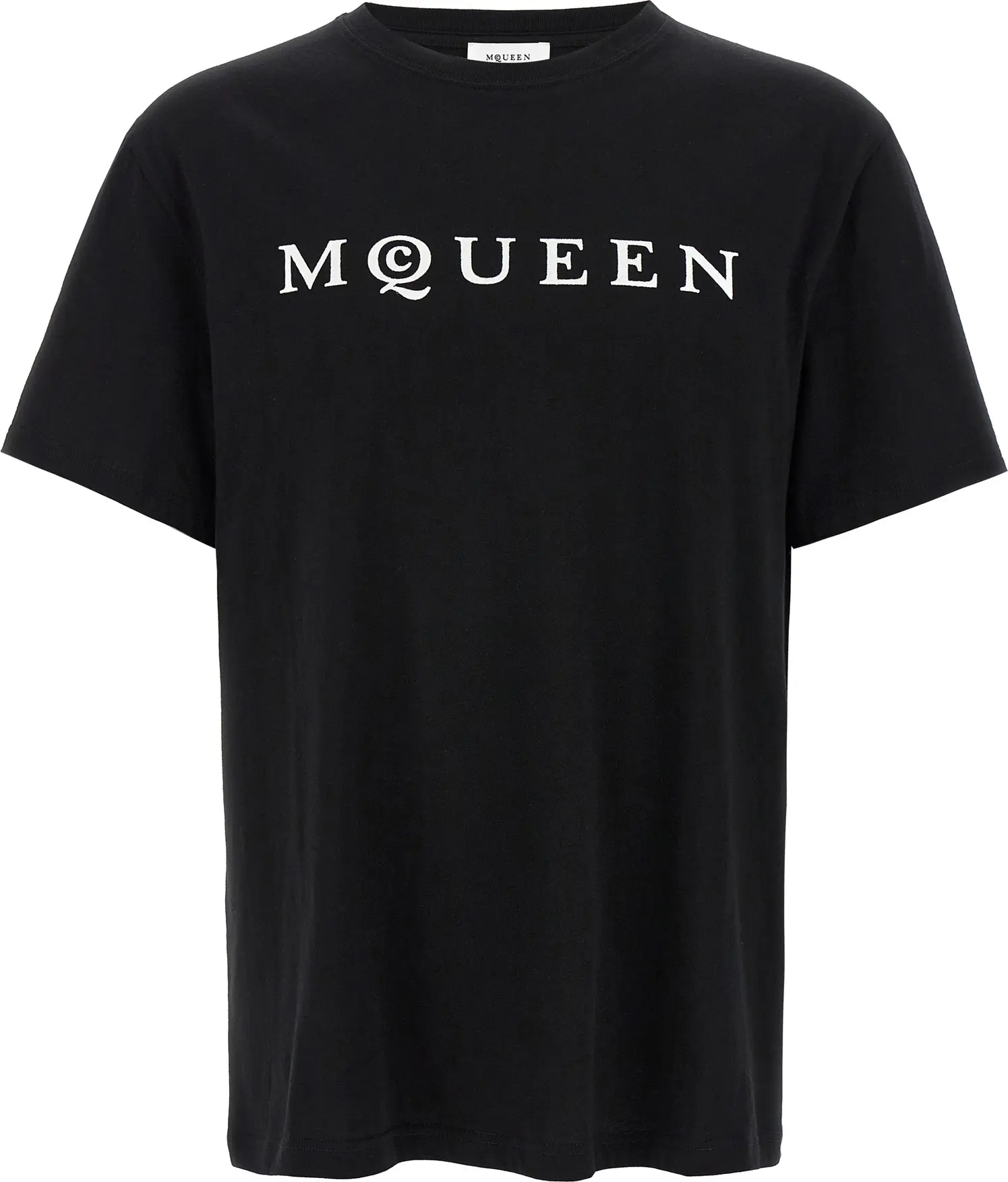 T-Shirt Alexander McQueen Bicolor Cotton T-Shirt