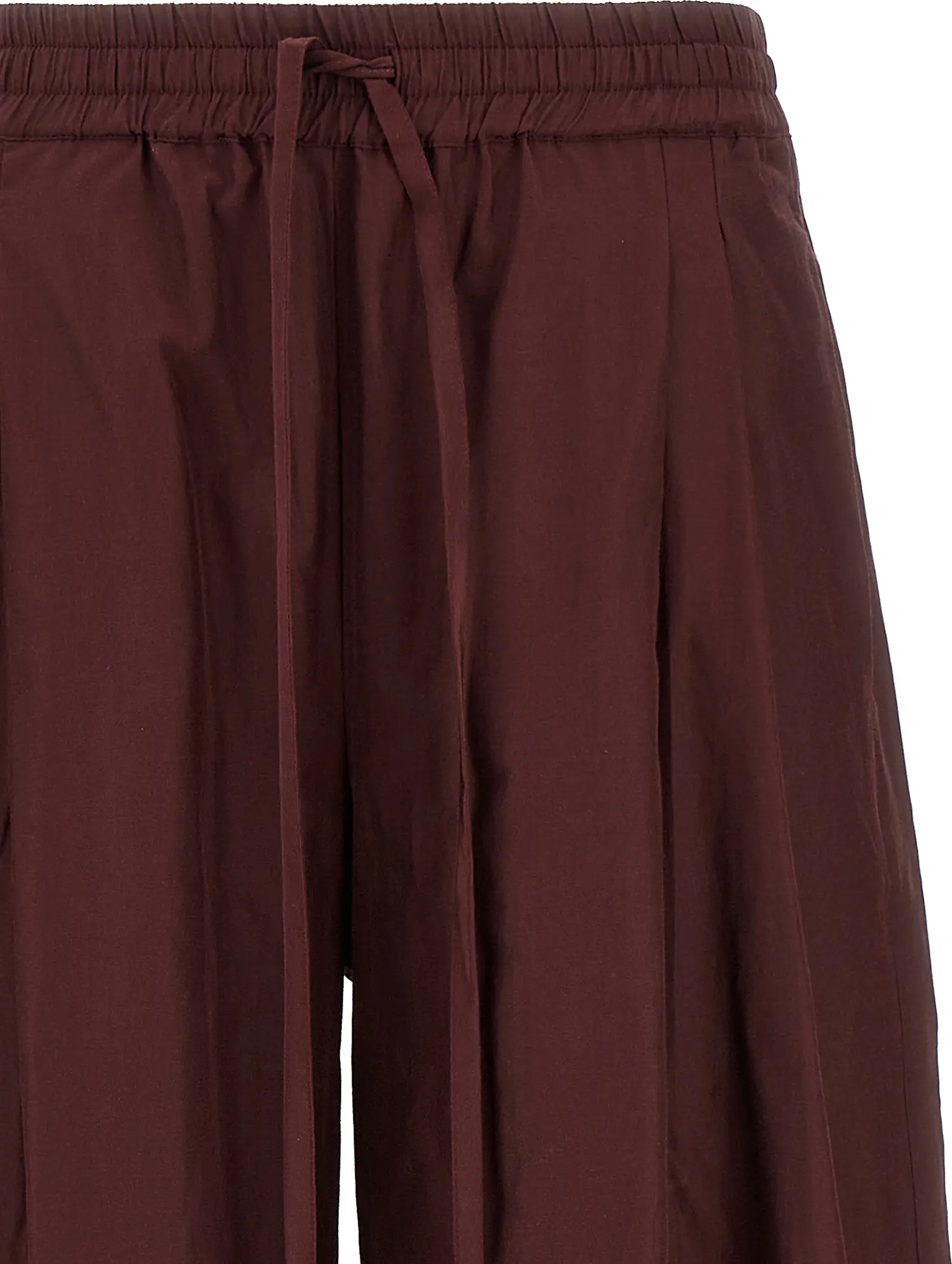 Pants The Andamane Bordeaux Polyester Casual Pants