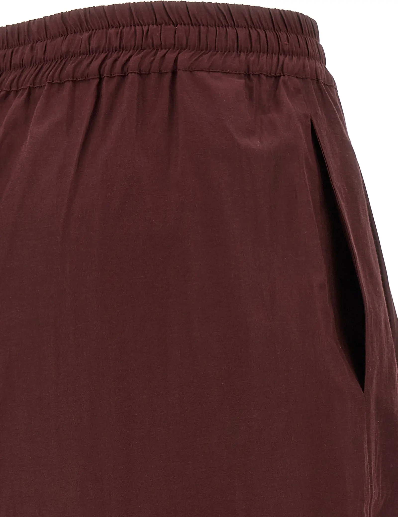 Pants The Andamane Bordeaux Polyester Casual Pants