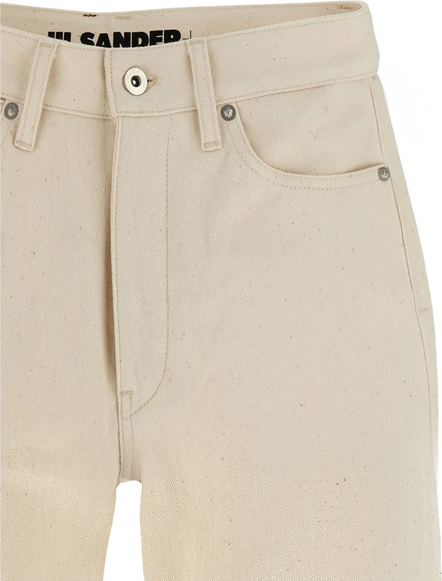 Jil Sander Beige Cotton Jeans Denim