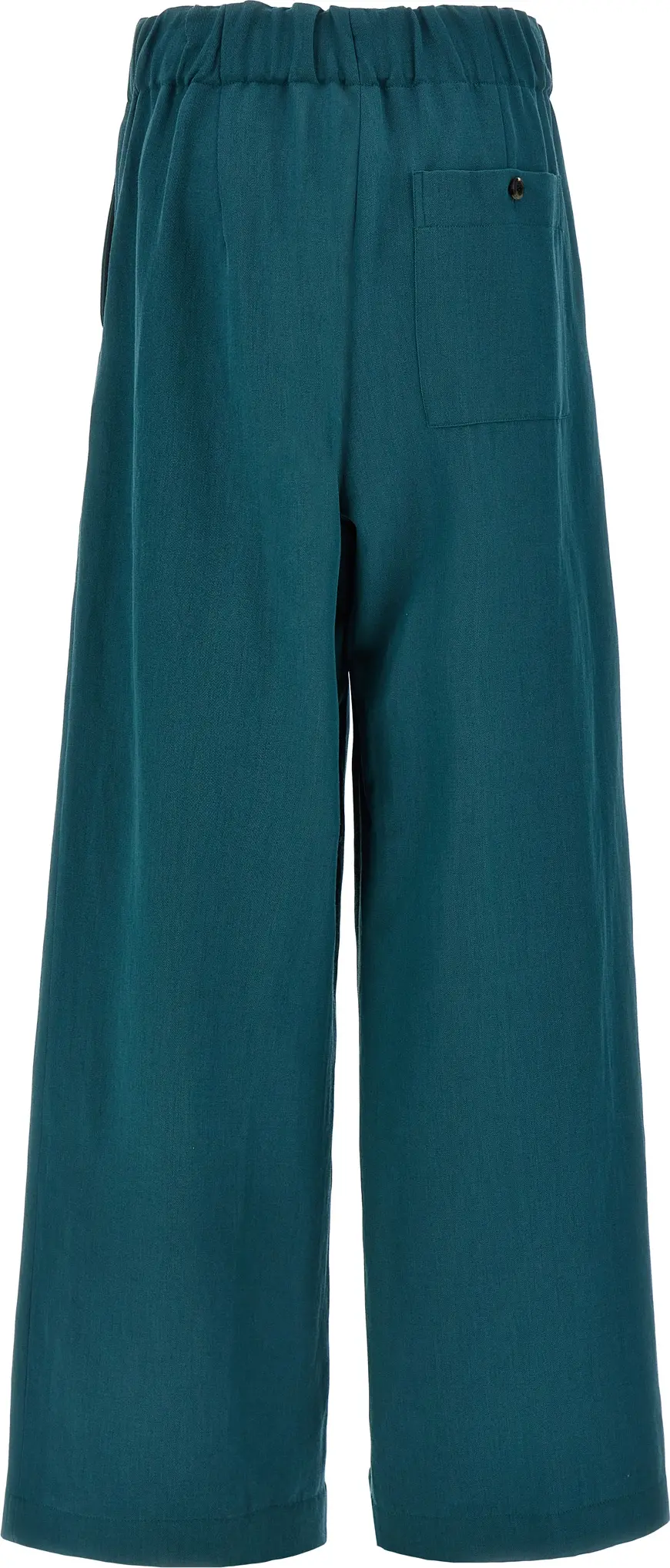 Штаны Dries Van Noten Двухцветные Шерстяные Повседневные
