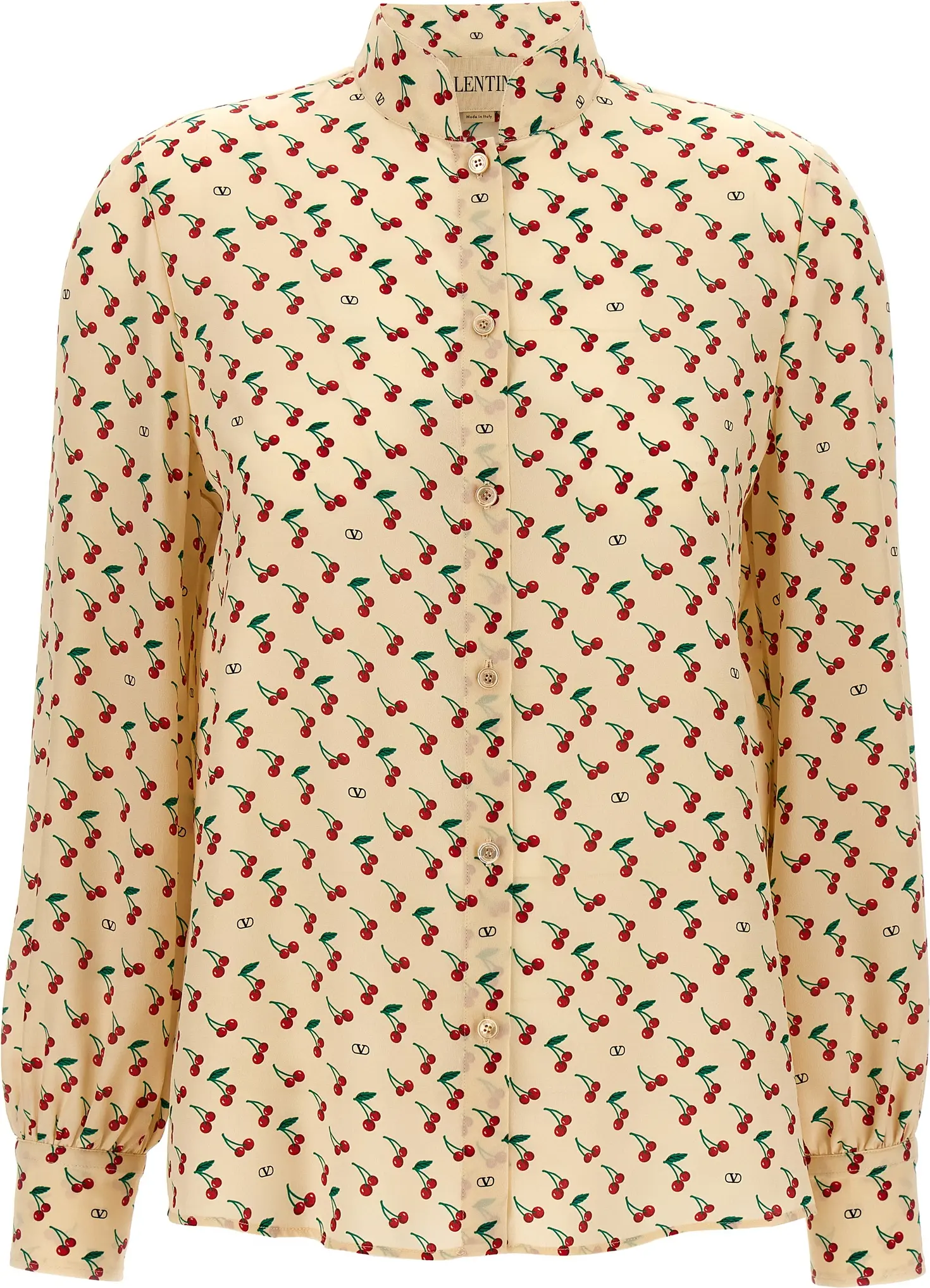 Crepe de Chine Silk Shirt Valentino Garavani