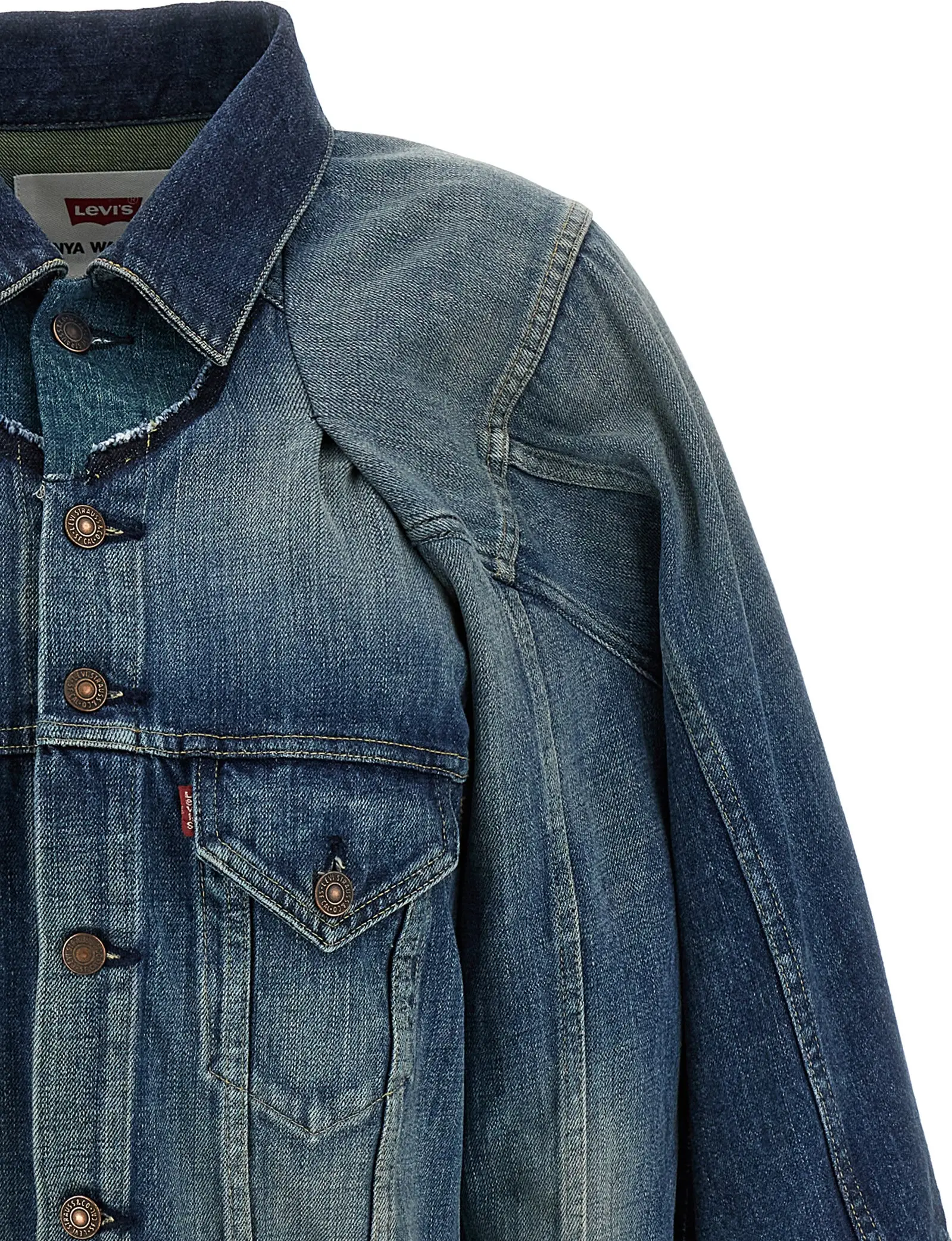 Синяя джинсовая куртка Junya Watanabe