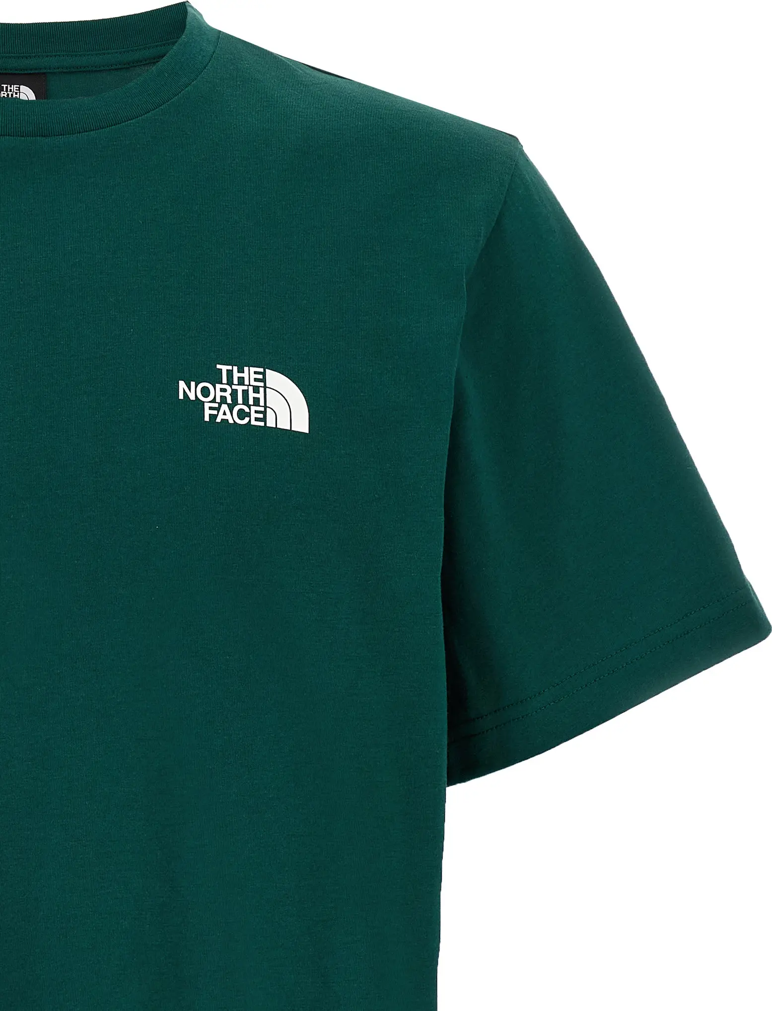 Хлопковая футболка The North Face двух тонов