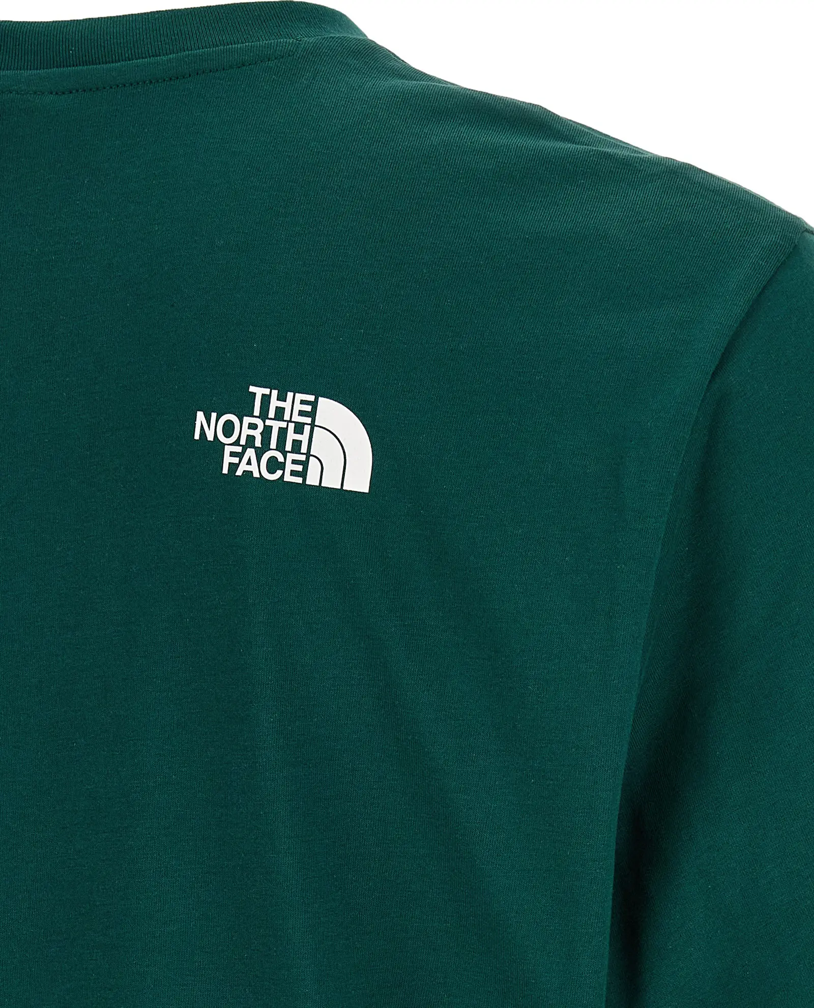 Хлопковая футболка The North Face двух тонов