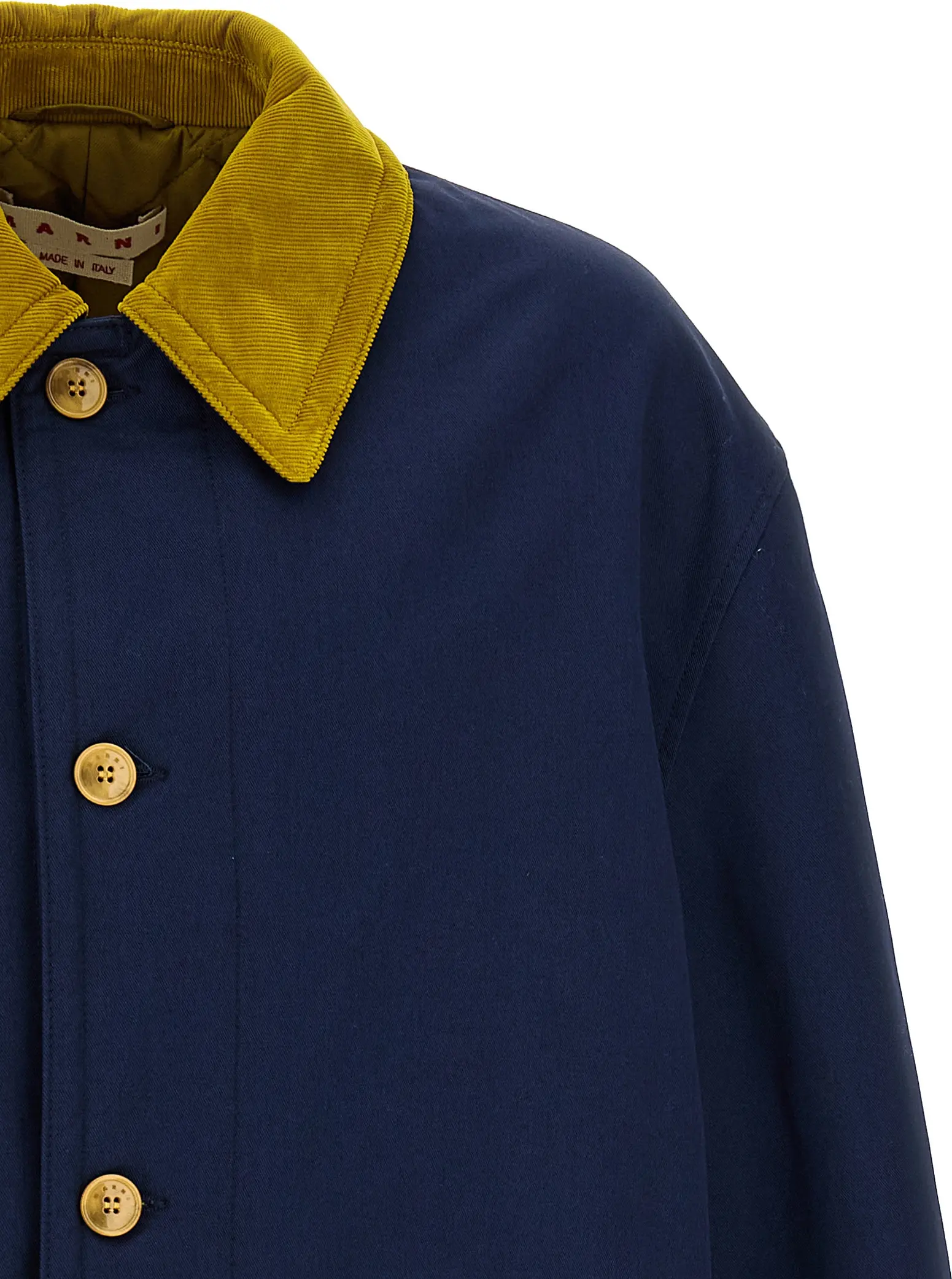 Parka Marni Blue Cotton