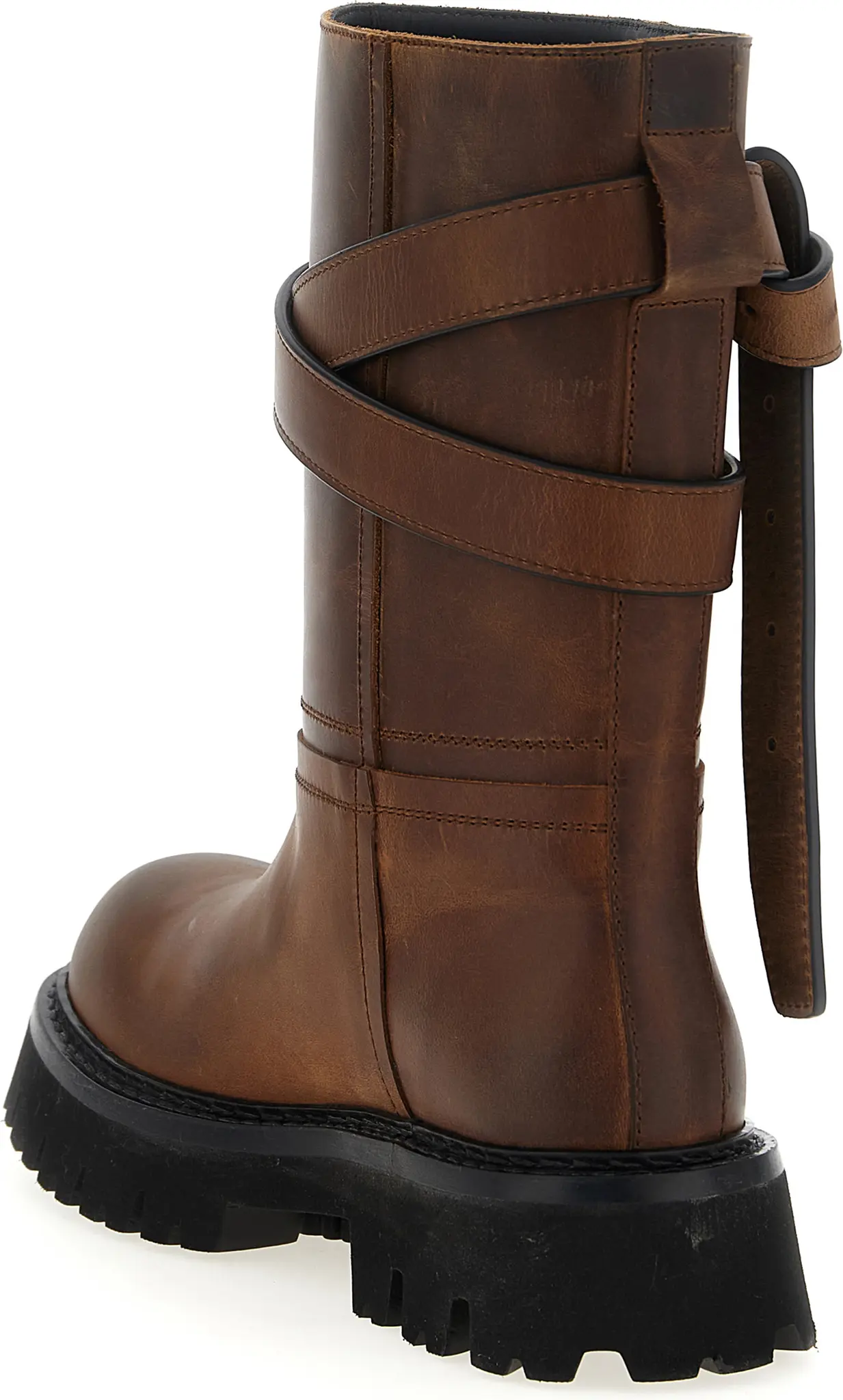 Jig‘irovon uchun jigarrang baxmal etiklar Moschino
