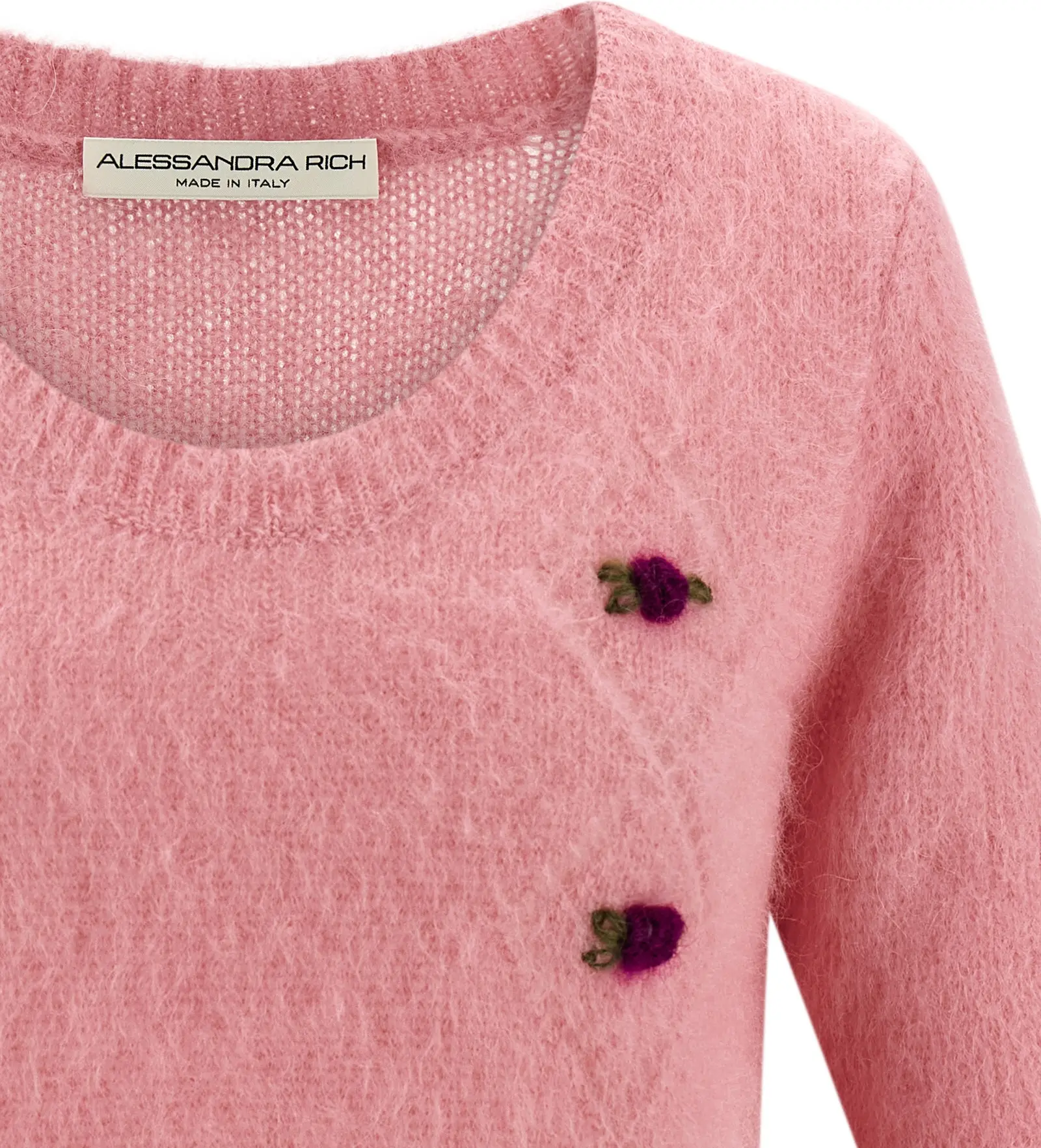Cardigan Alessandra Rich Multicolor Wool Cardigan