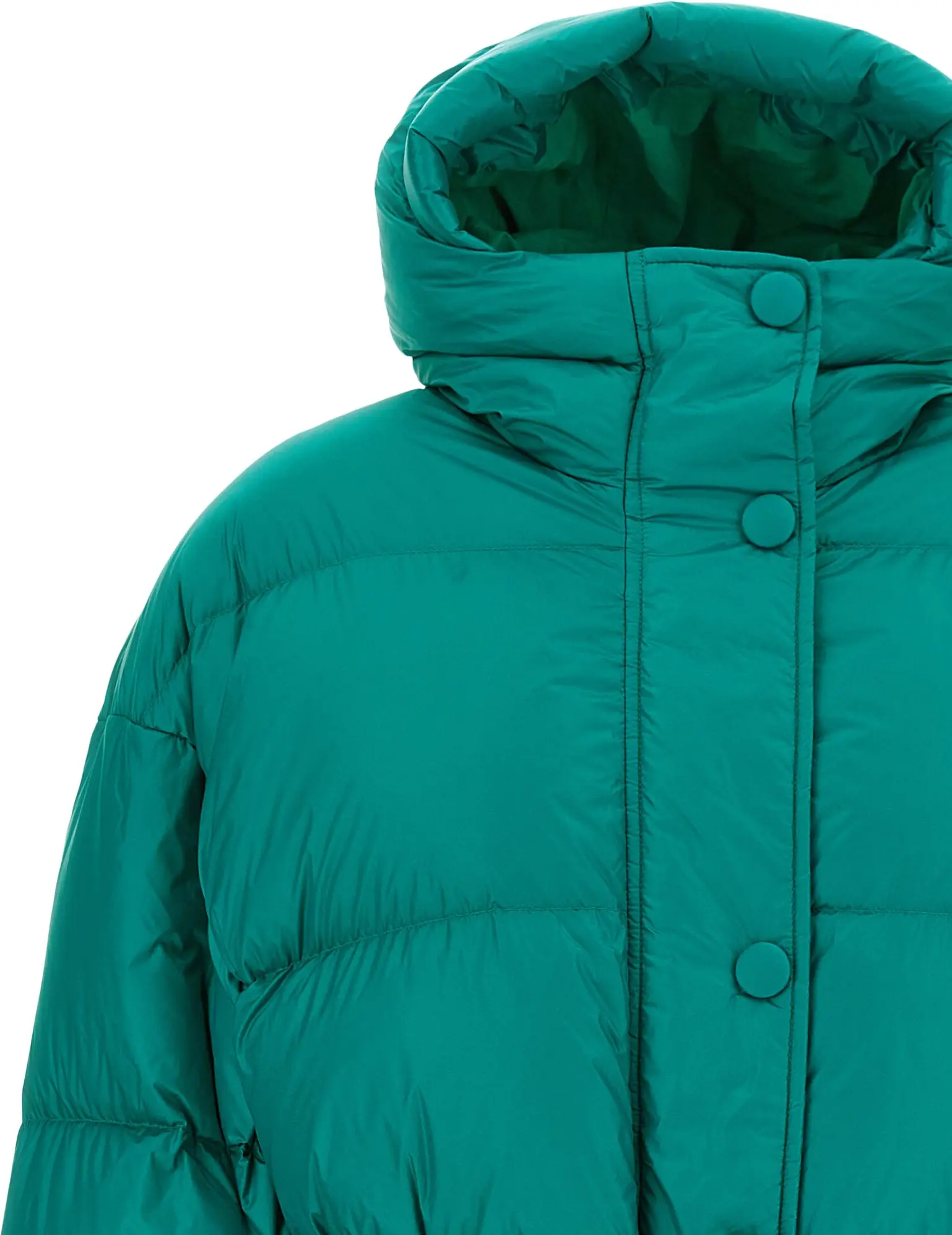 Bicolor Nylon Full-Length Jacket Ienki Ienki