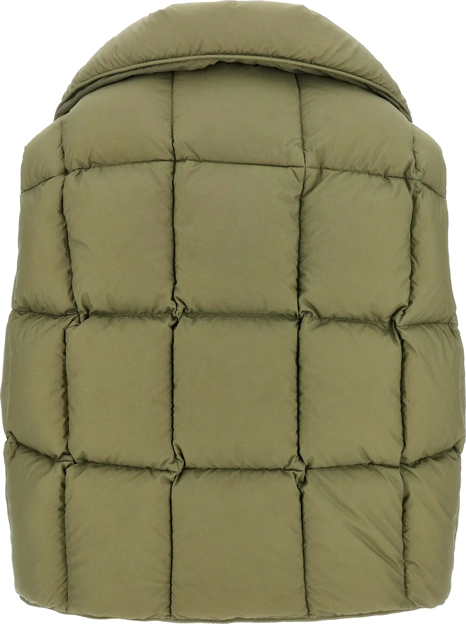 Bicolor Nylon Sleeveless Jacket Ienki Ienki