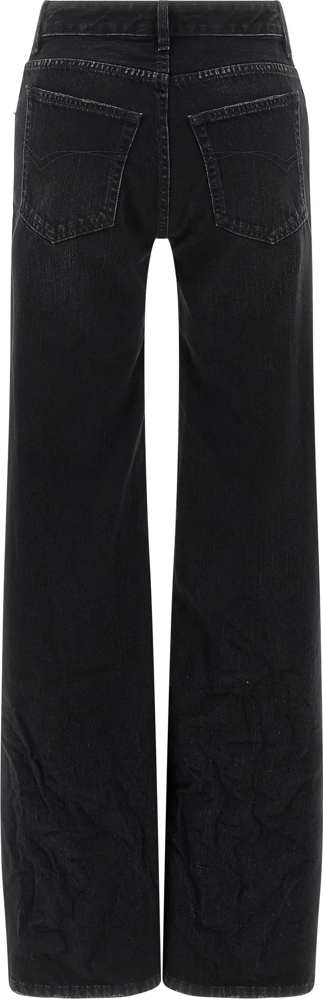 Black Cotton Flared Jeans Balenciaga