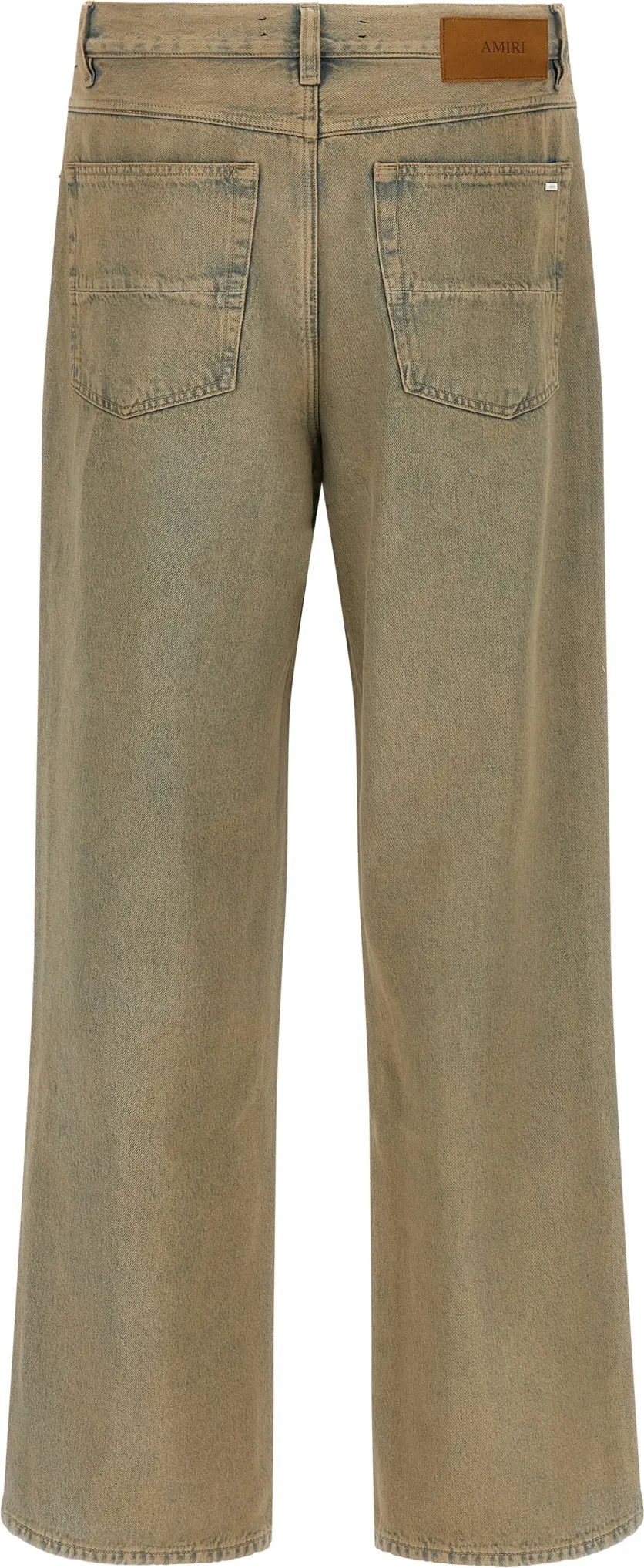 Jeans Amiri Beige Cotton Straight-Leg Jeans