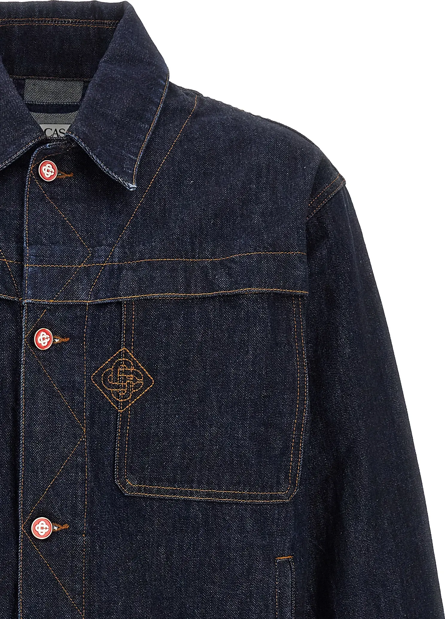 Blue Cotton Denim Jacket Casablanca