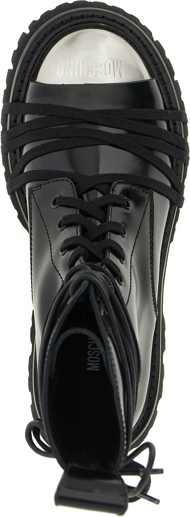 Lace-Up Boots Moschino