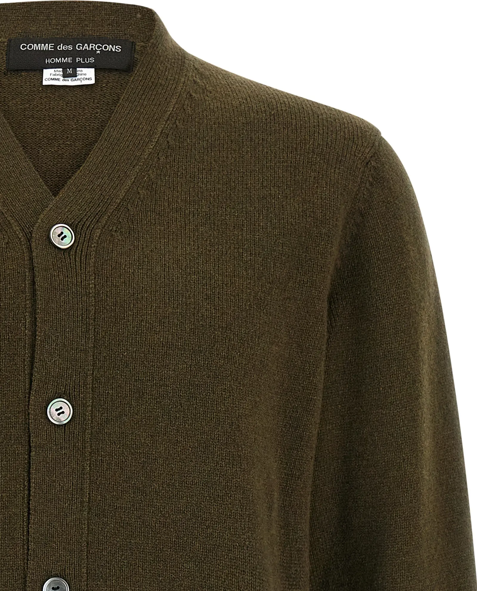 Cardigan Comme Des Garcons Bicolor Wool Cardigan