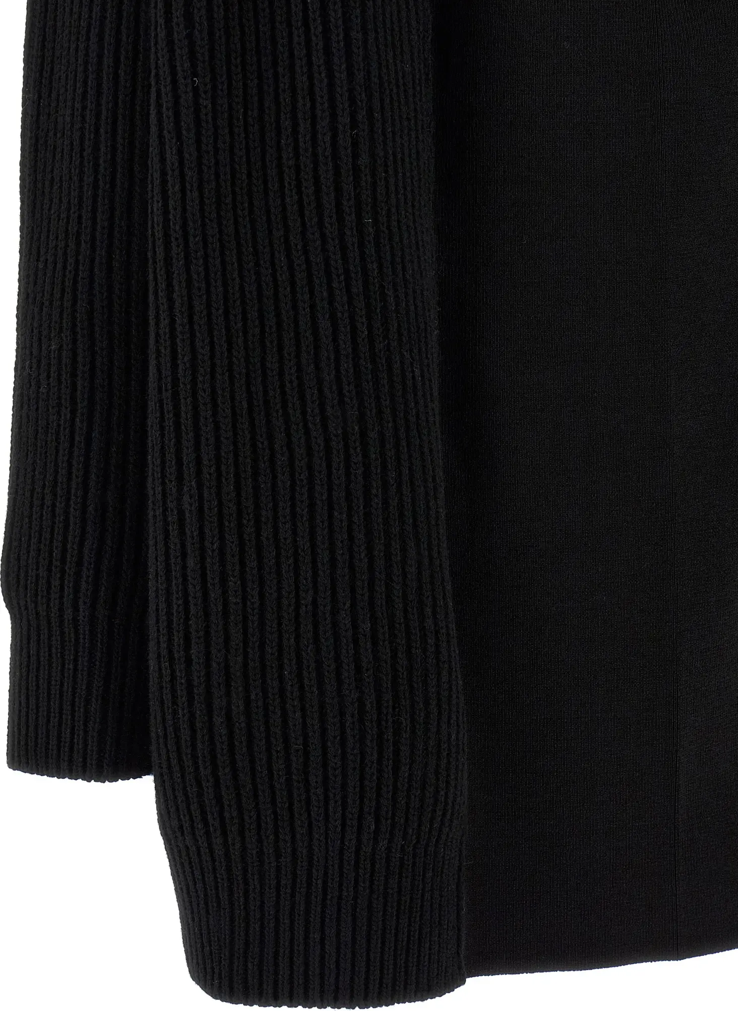Платье MM6 Maison Margiela Кардиган Мини Вязаный Шерстяной