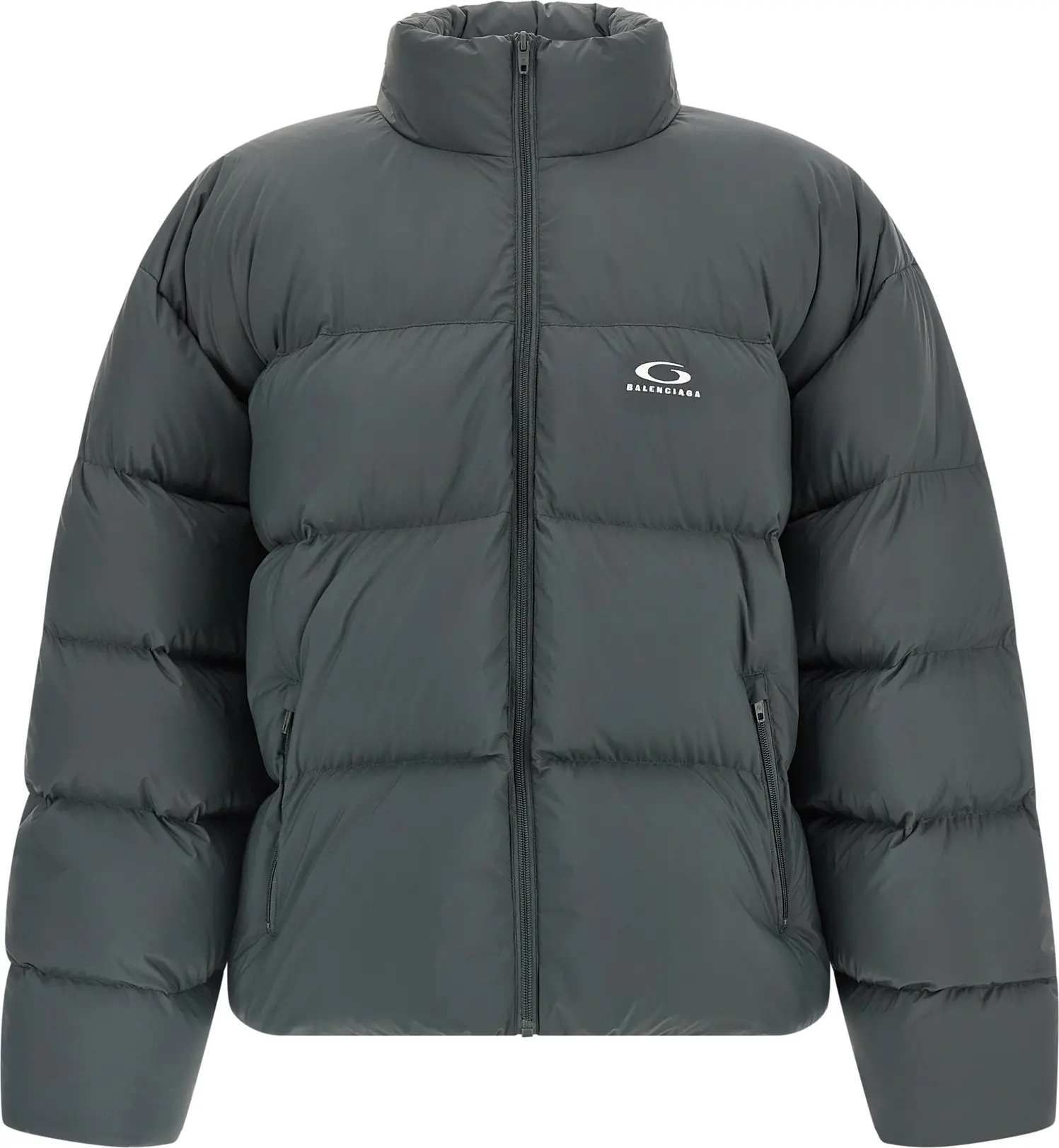 Balenciaga Gray Polyamide Yengil Kurtkasi