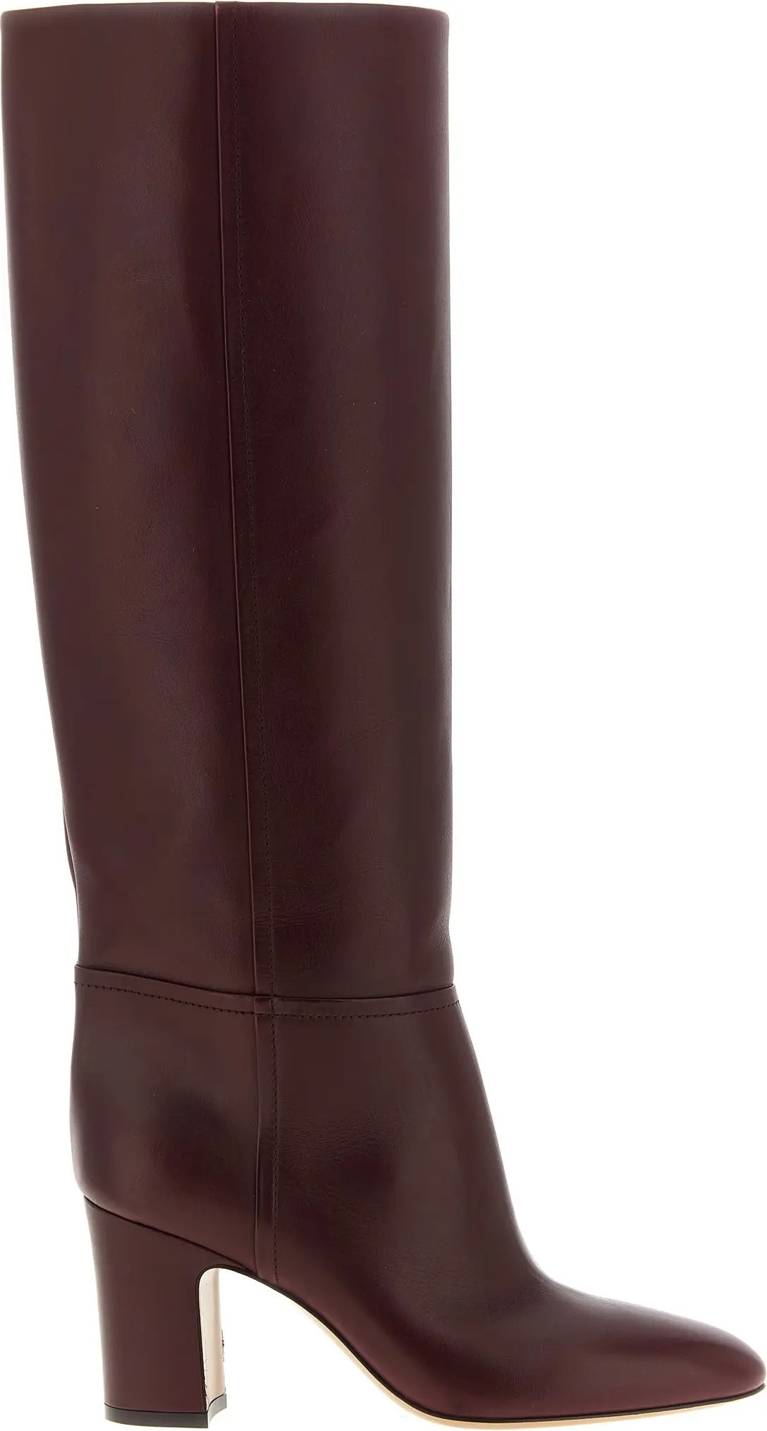 Boots Paris Texas Bordeaux Leather Over The Knee