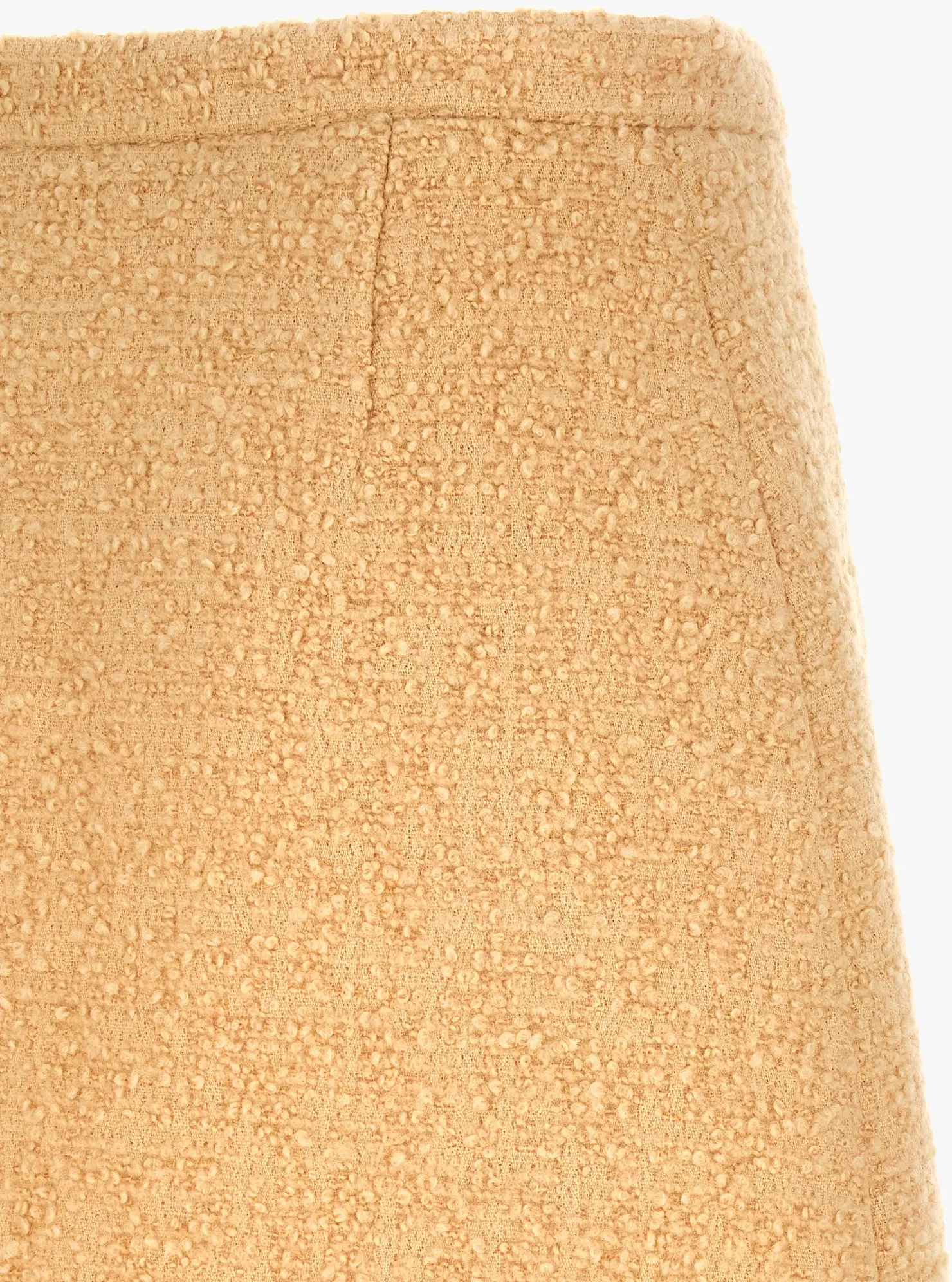 Valentino Garavani Curly Wool Tweed Mini Skirt
