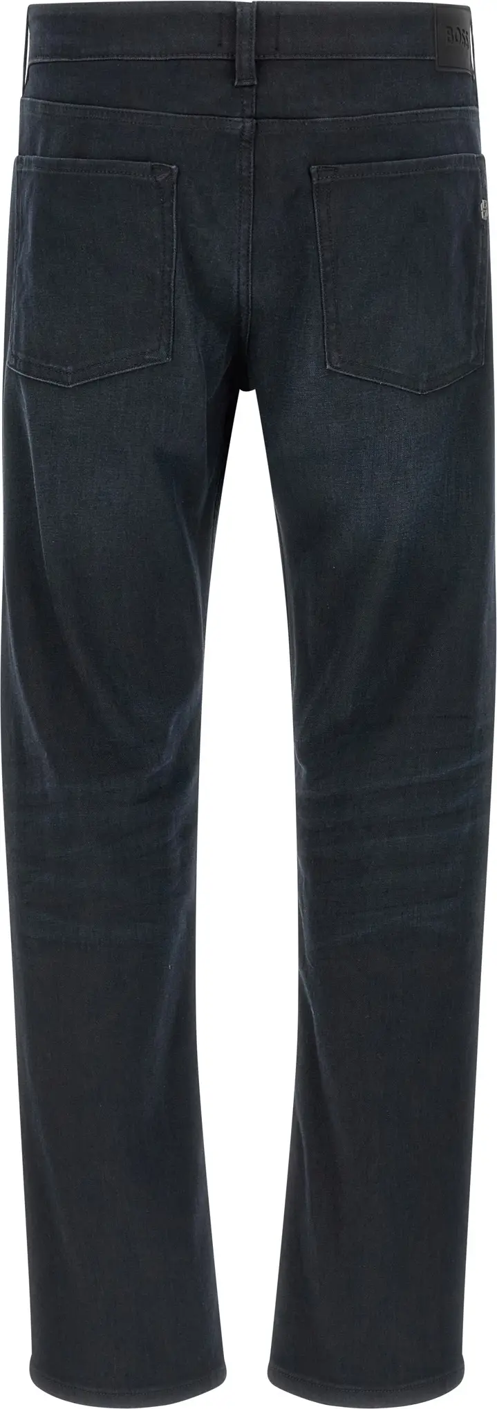 Blue Cotton Straight-Leg Jeans Hugo Boss