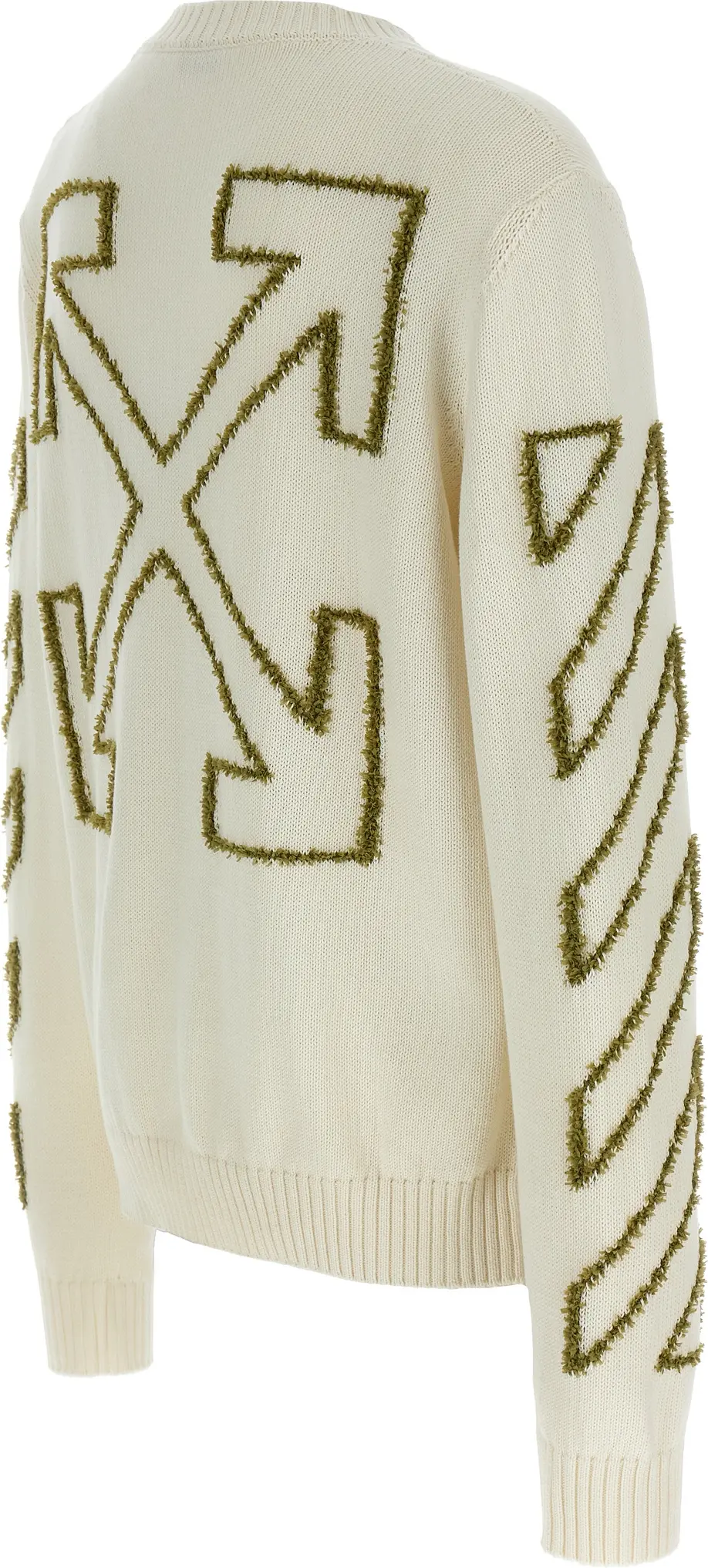 Бежевый хлопковый кардиган Off-White
