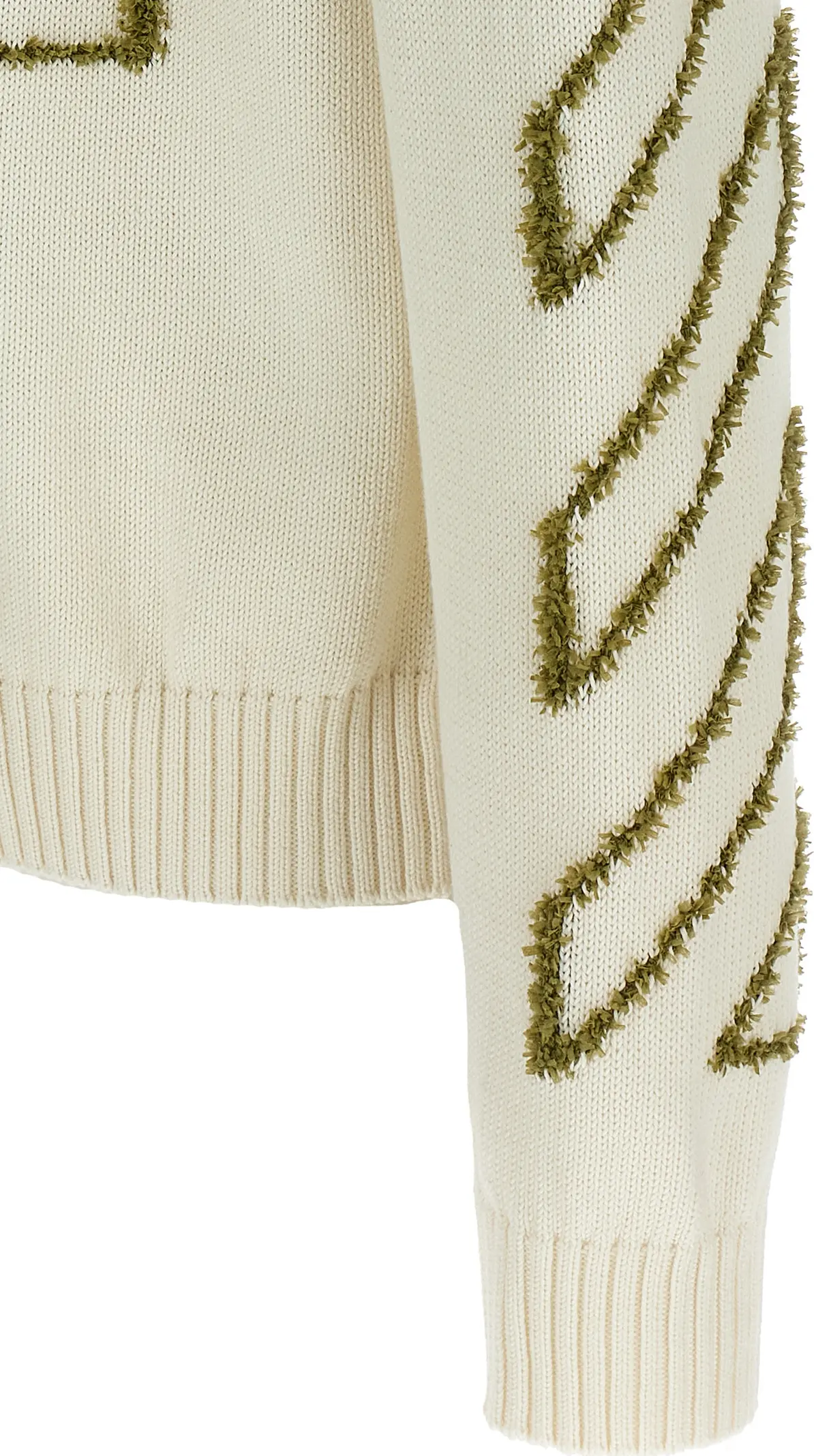 Бежевый хлопковый кардиган Off-White