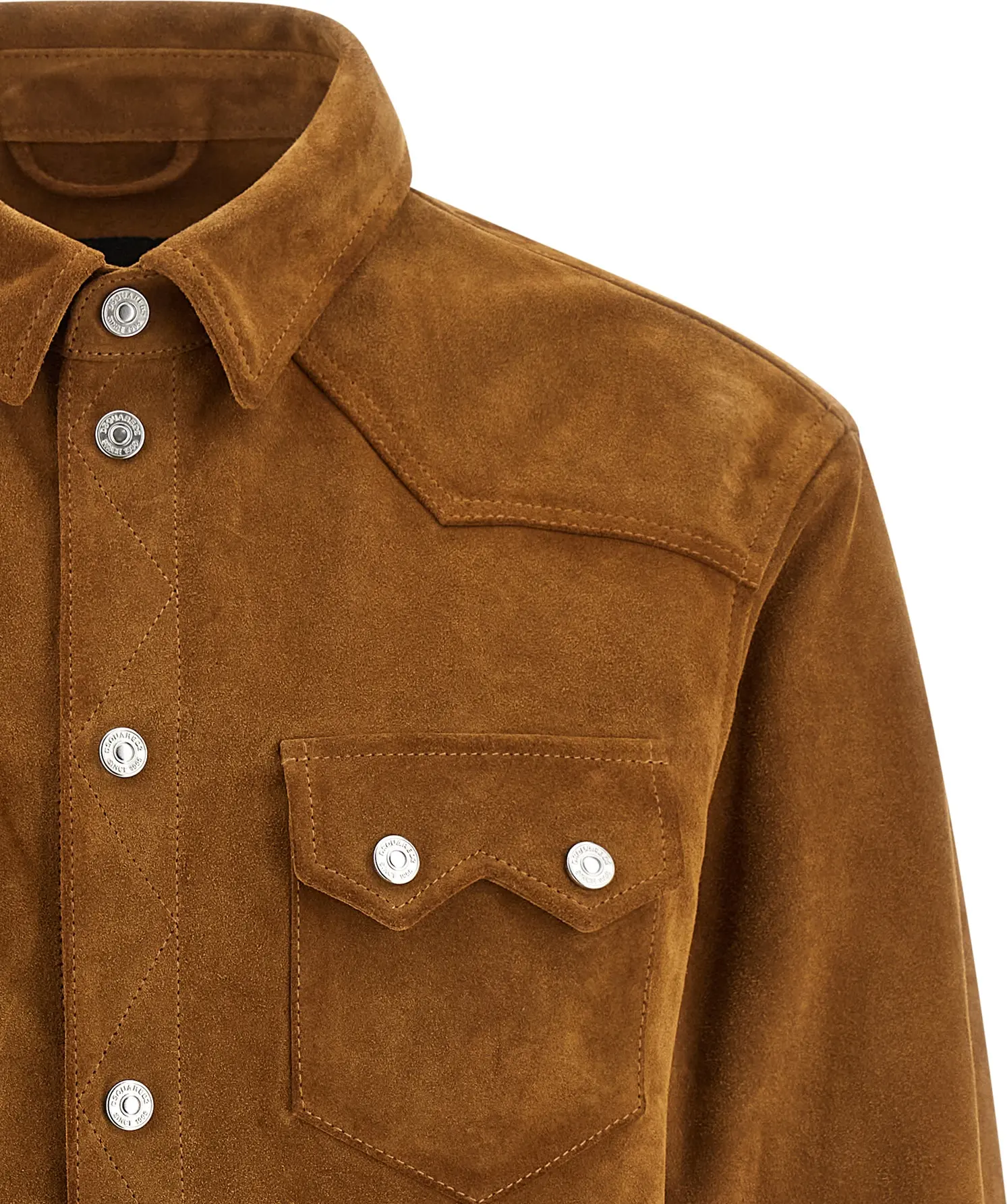 Jacket Dsquared2 Suede Boxy Shirt