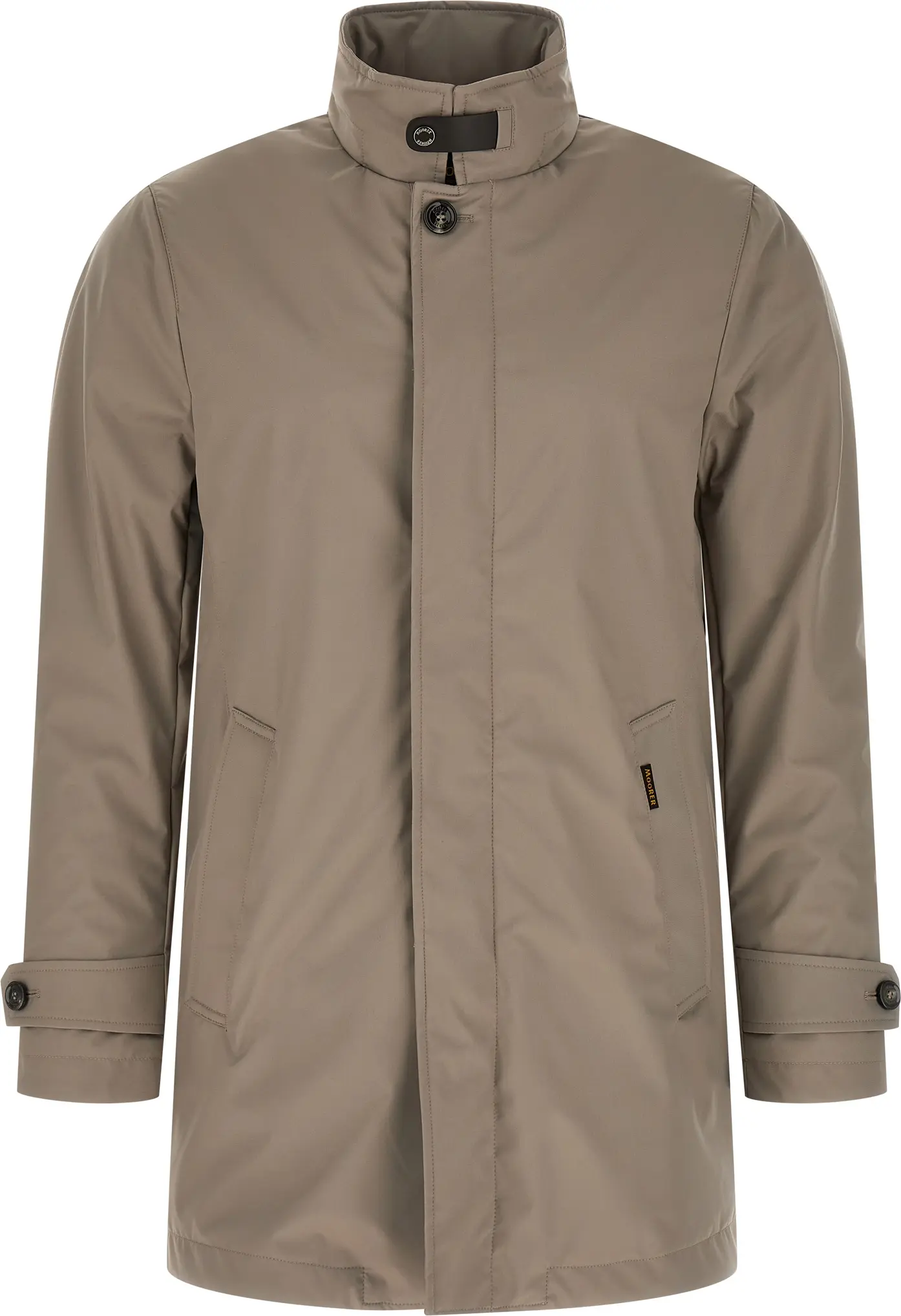 Gray Polyester Shell Jacket Moorer