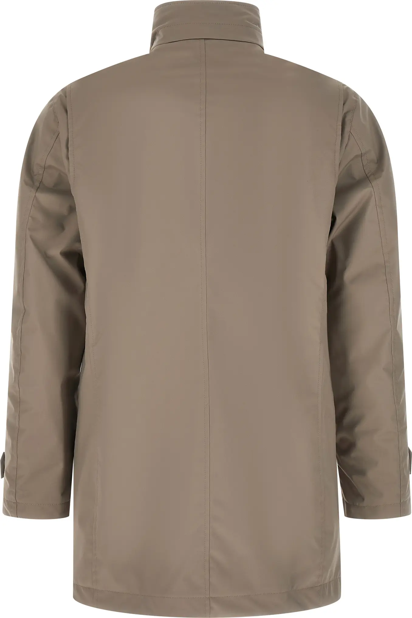 Gray Polyester Shell Jacket Moorer