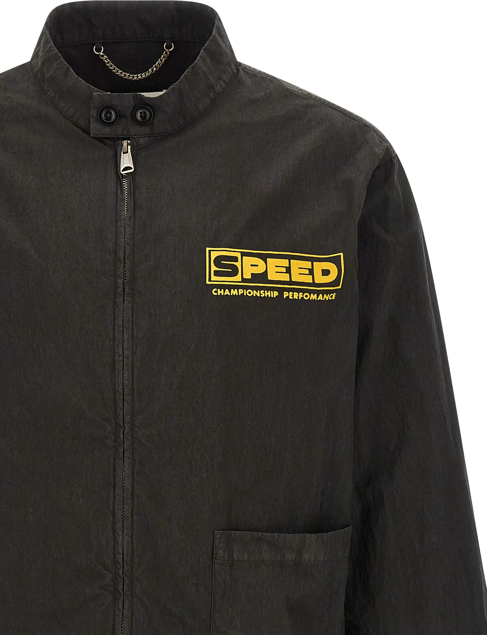 Jacket Maison Margiela Gray Cotton Shell Jacket